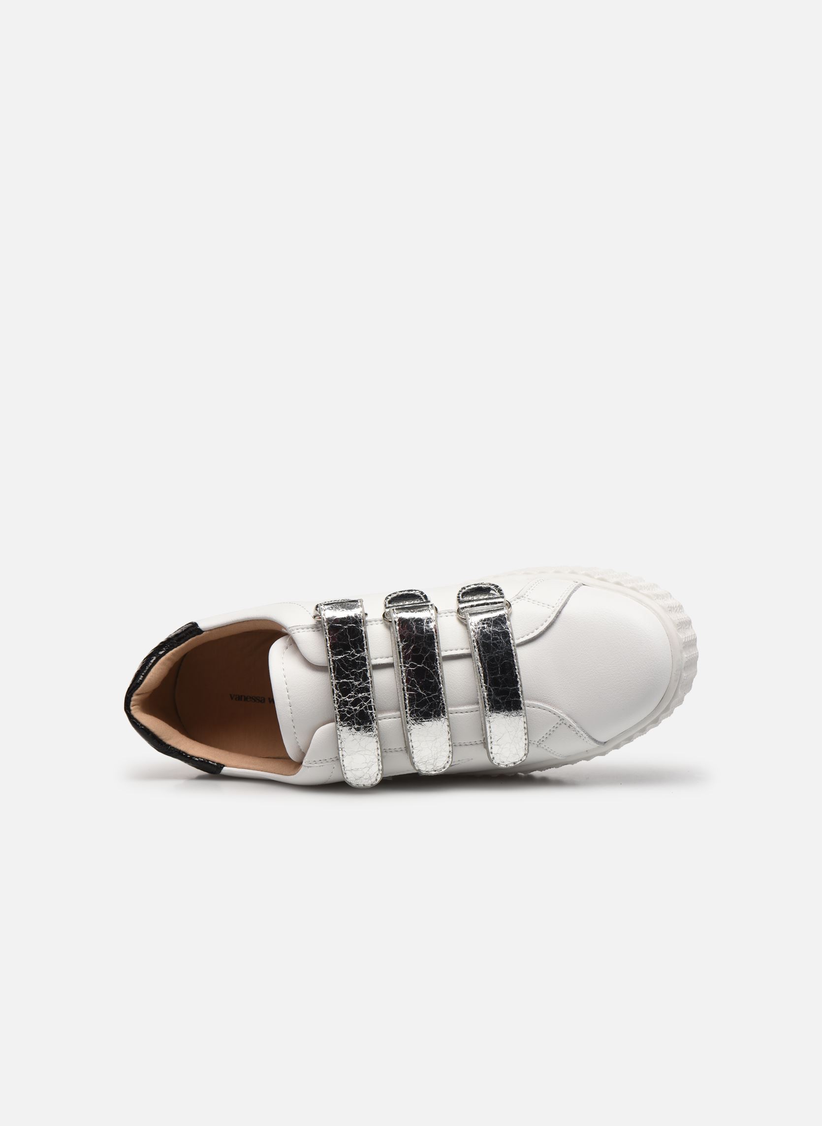 Baskets basses Jane femme blanc Vanessa Wu Baskets basses Jane femme blanc Argent