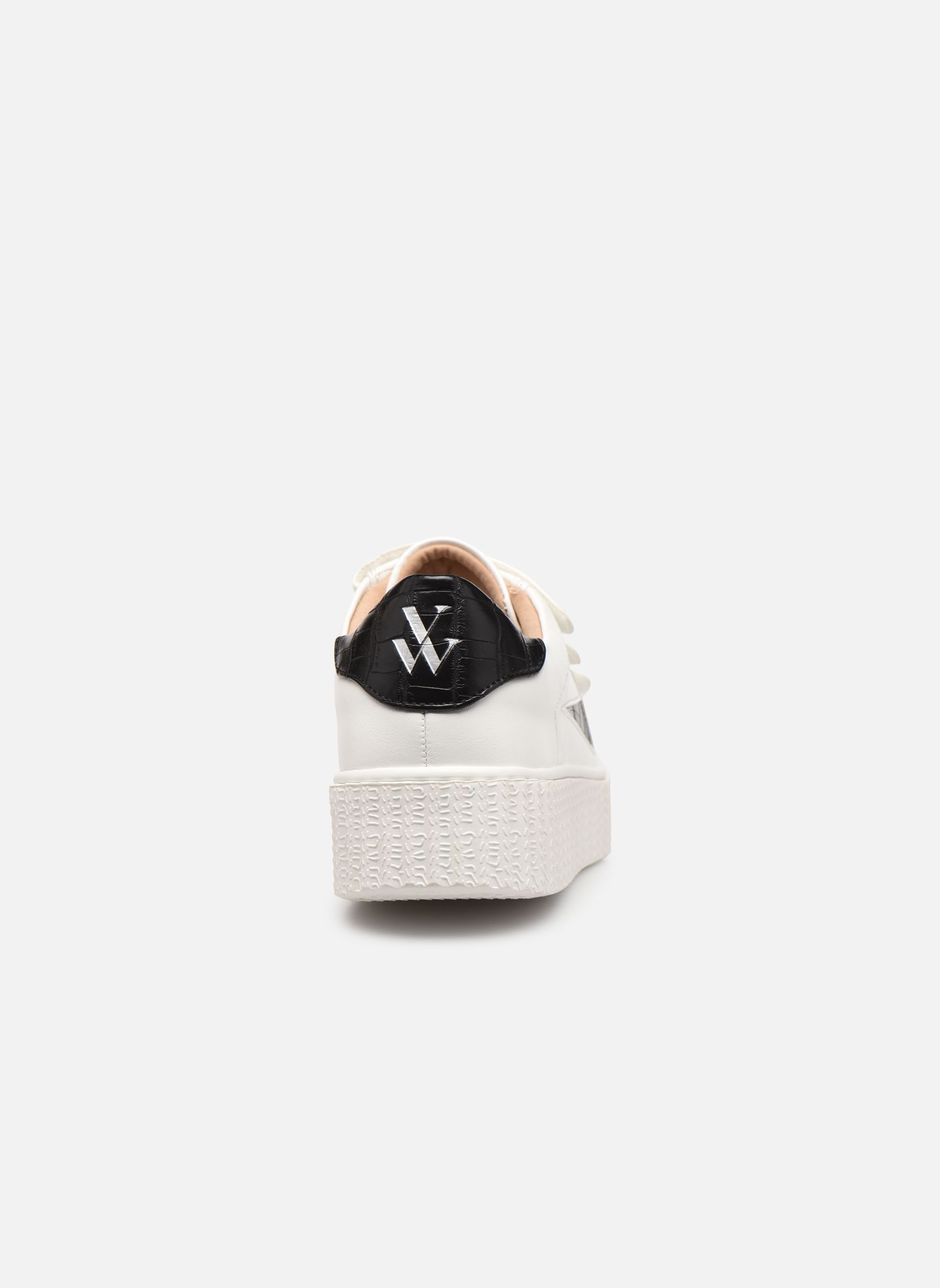 Baskets basses Elsa femme blanc Vanessa Wu Baskets basses Elsa femme blanc Noir