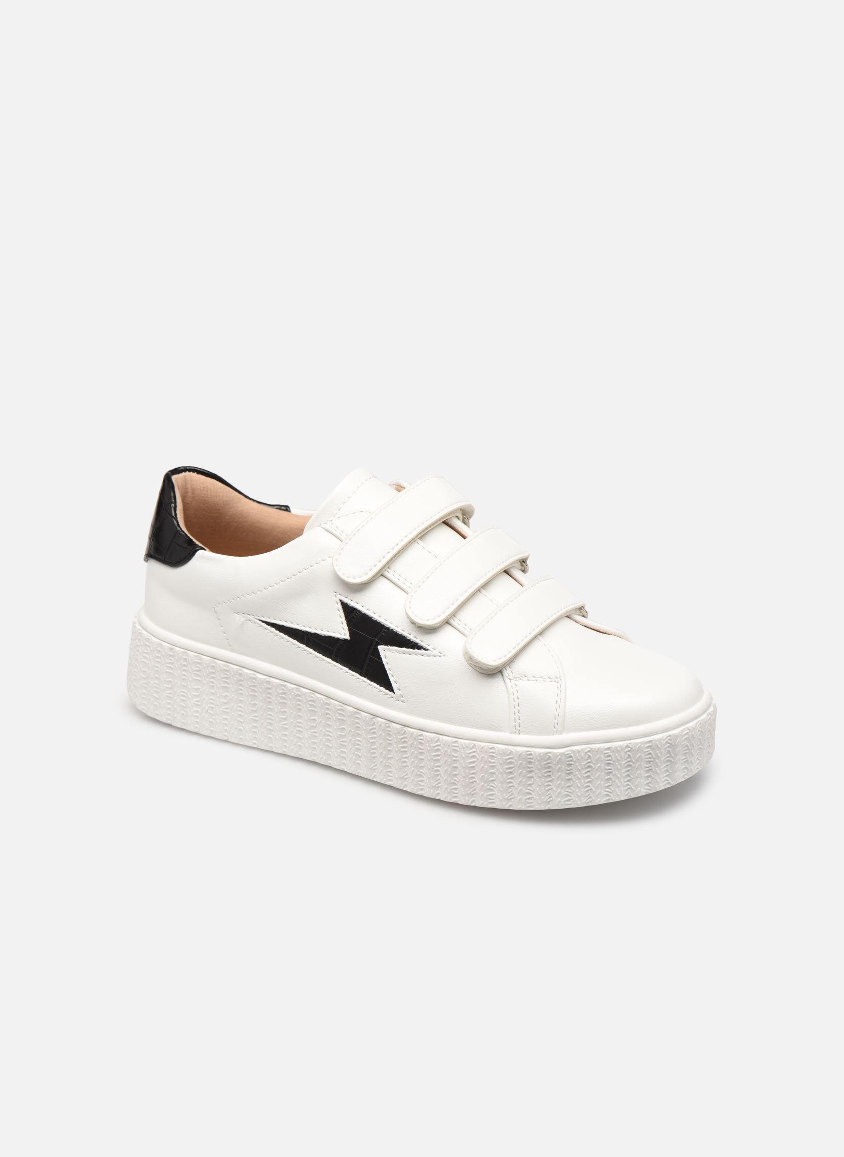 Baskets basses Elsa femme blanc Vanessa Wu Baskets basses Elsa femme blanc Noir