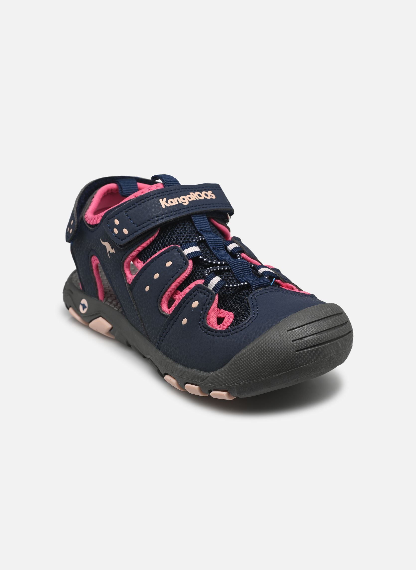 Sandalen K-Trek mädchen blau Kangaroos Sandalen K-Trek mädchen blau DK NAVY/FANDANGO PINK