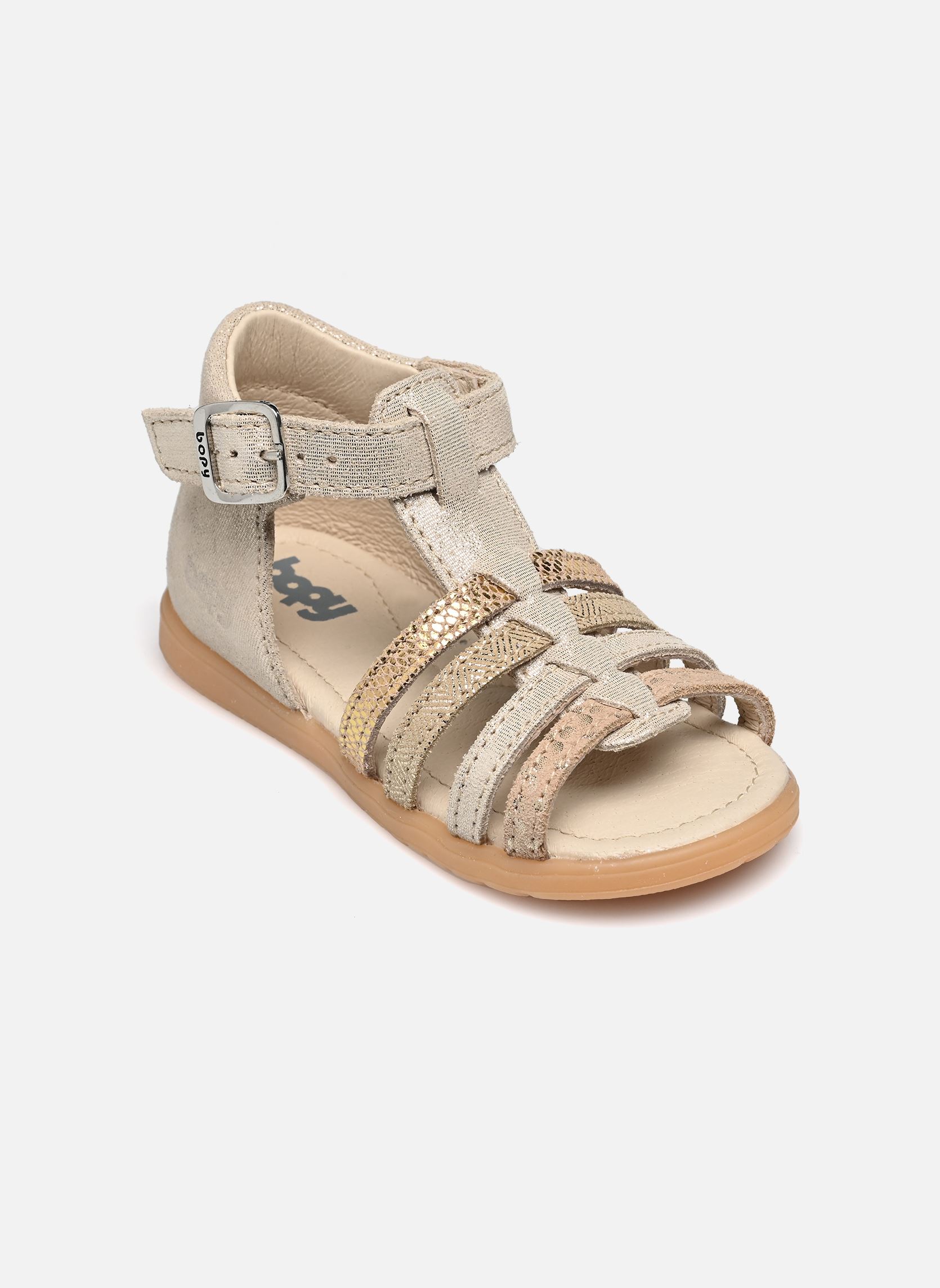 Sandales Reabou fille or et bronze Bopy Sandales Reabou fille or et bronze DORE