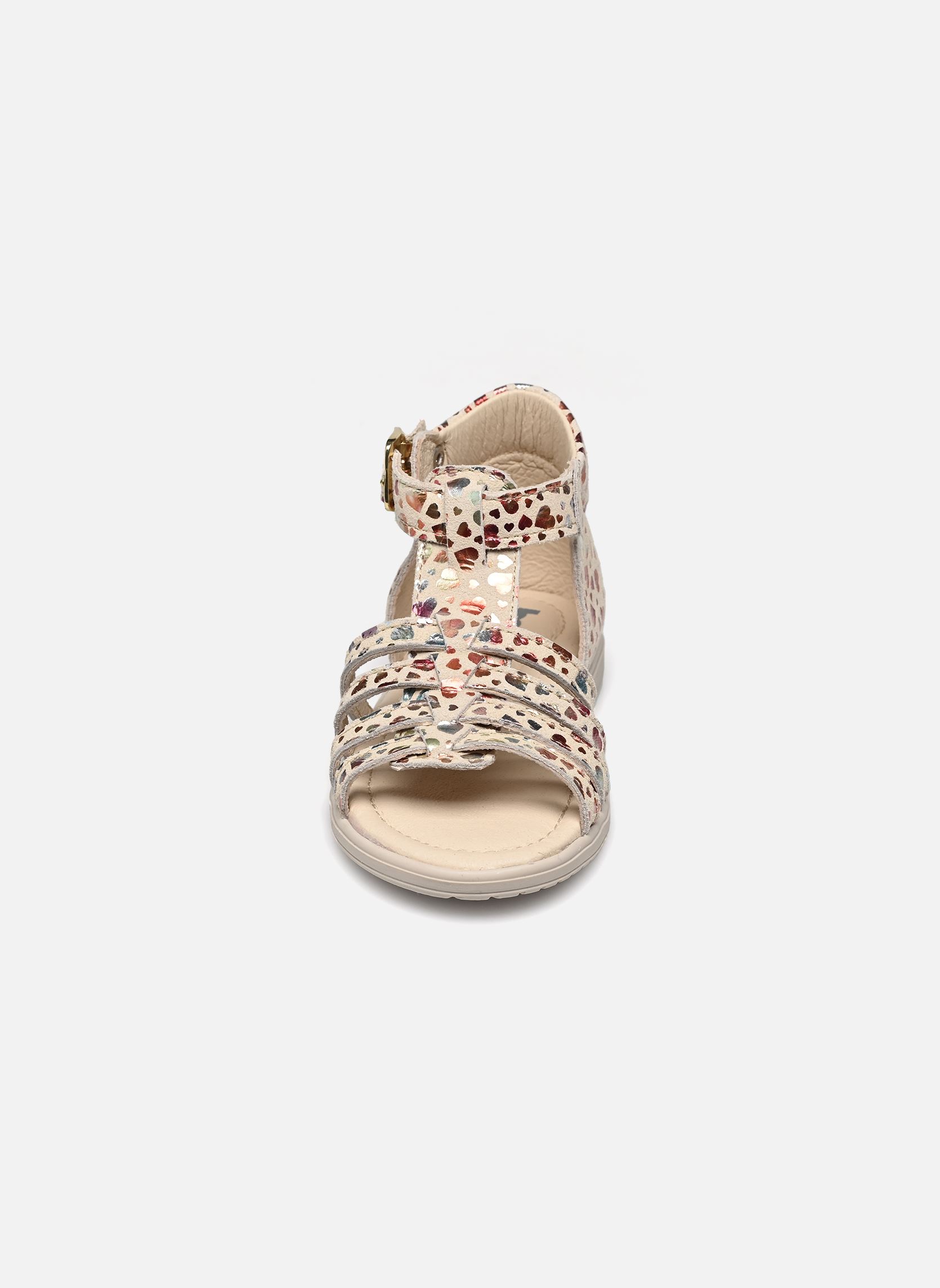 Sandales Reabou fille multicolore Bopy Sandales Reabou fille multicolore COEUR MULTI