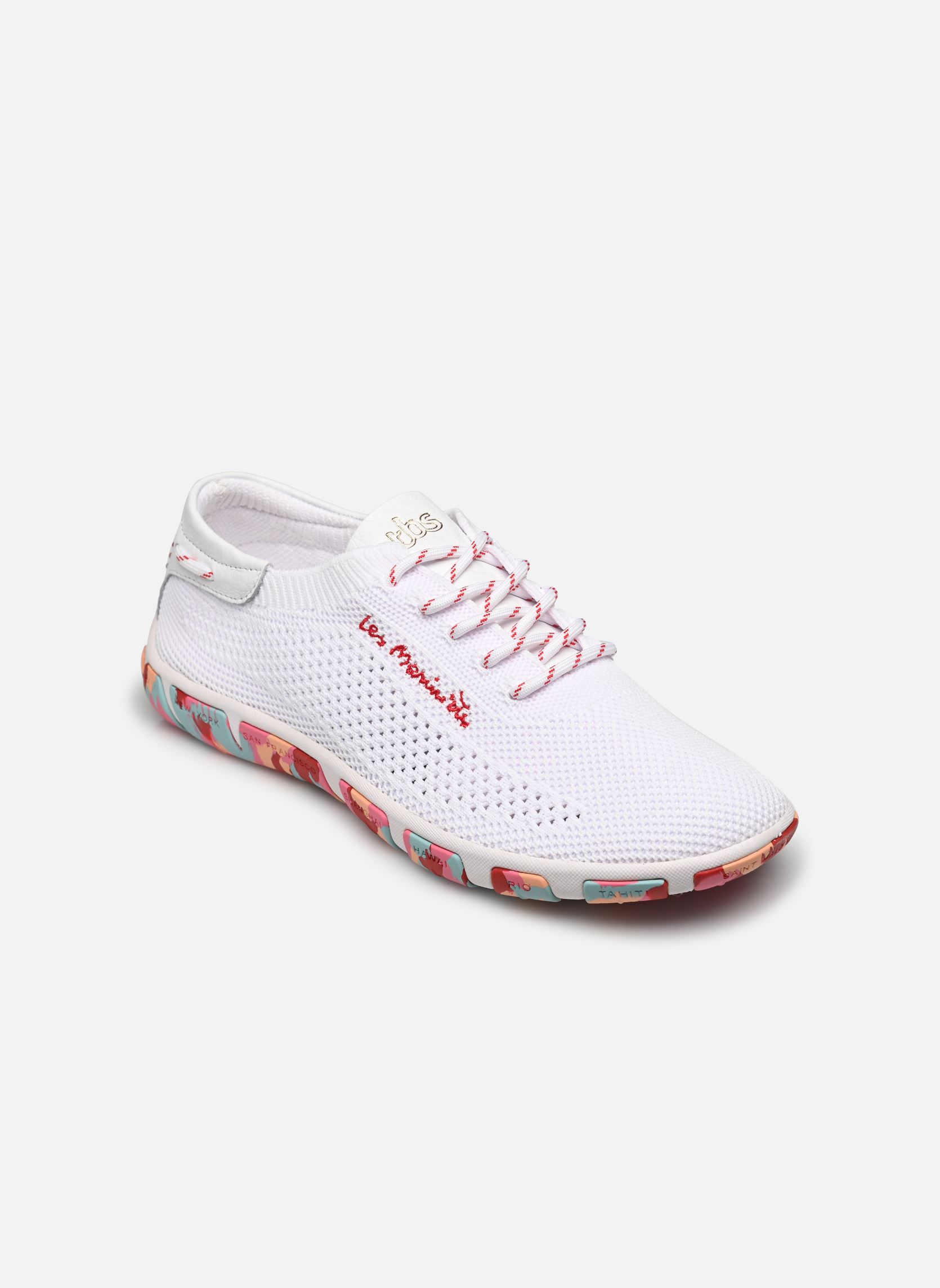 Niedrige Sneaker JAZARIA damen weiß TBS Niedrige Sneaker JAZARIA damen weiß EXTRA BLANC CORAIL