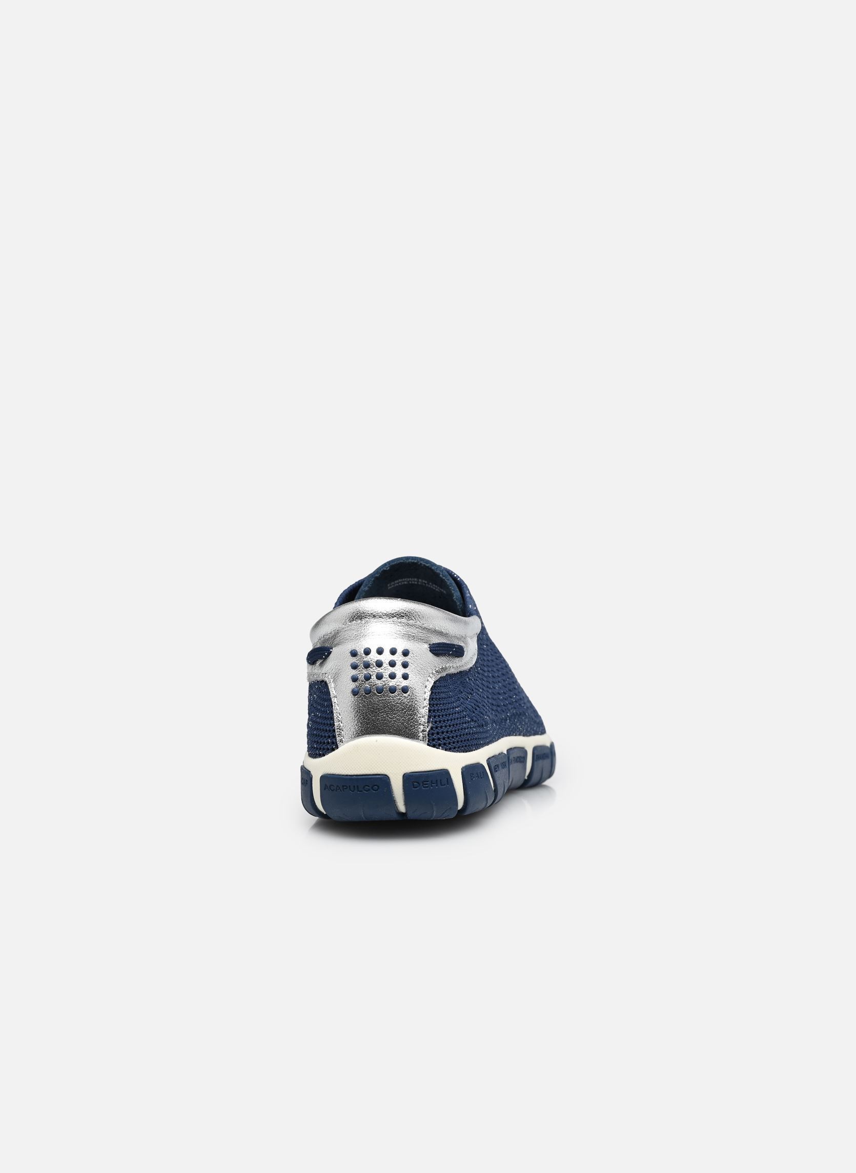 Niedrige Sneaker JAZARIA damen blau TBS Niedrige Sneaker JAZARIA damen blau CHINE REGATE + SILVER
