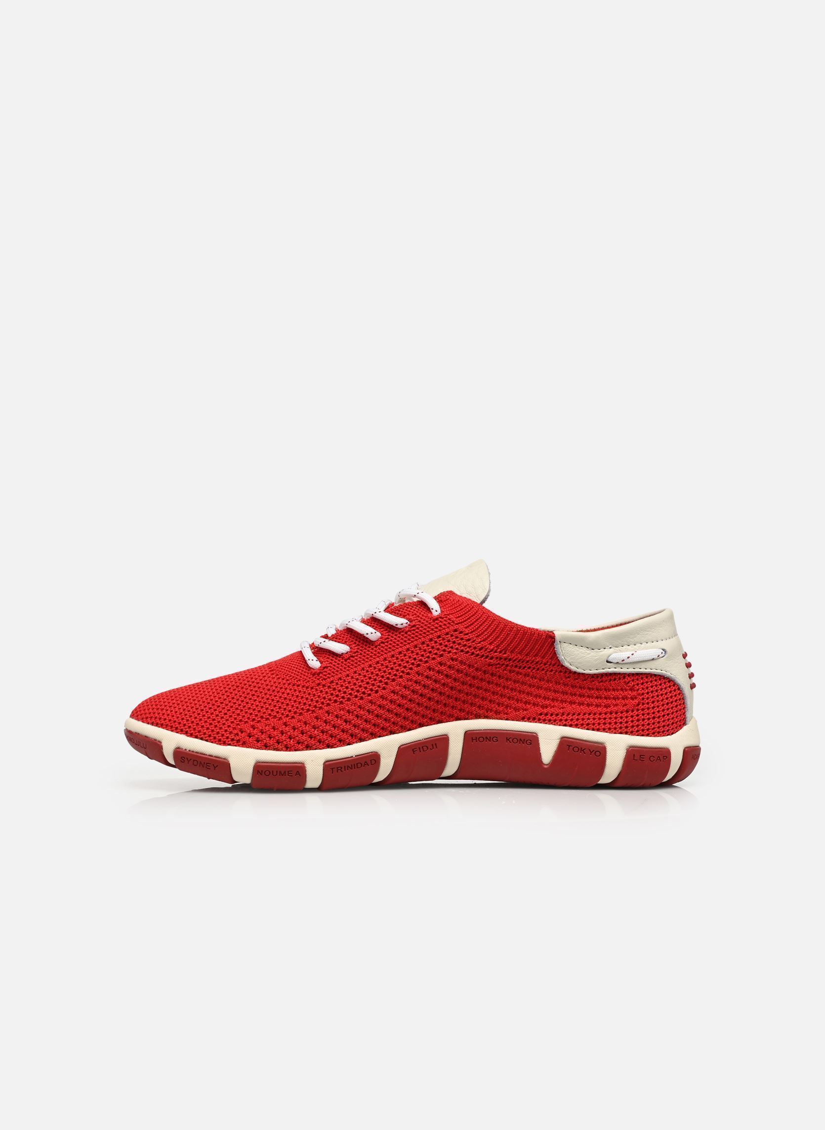 Lage sneakers JAZARIA dames rood TBS Lage sneakers JAZARIA dames rood ROUGE
