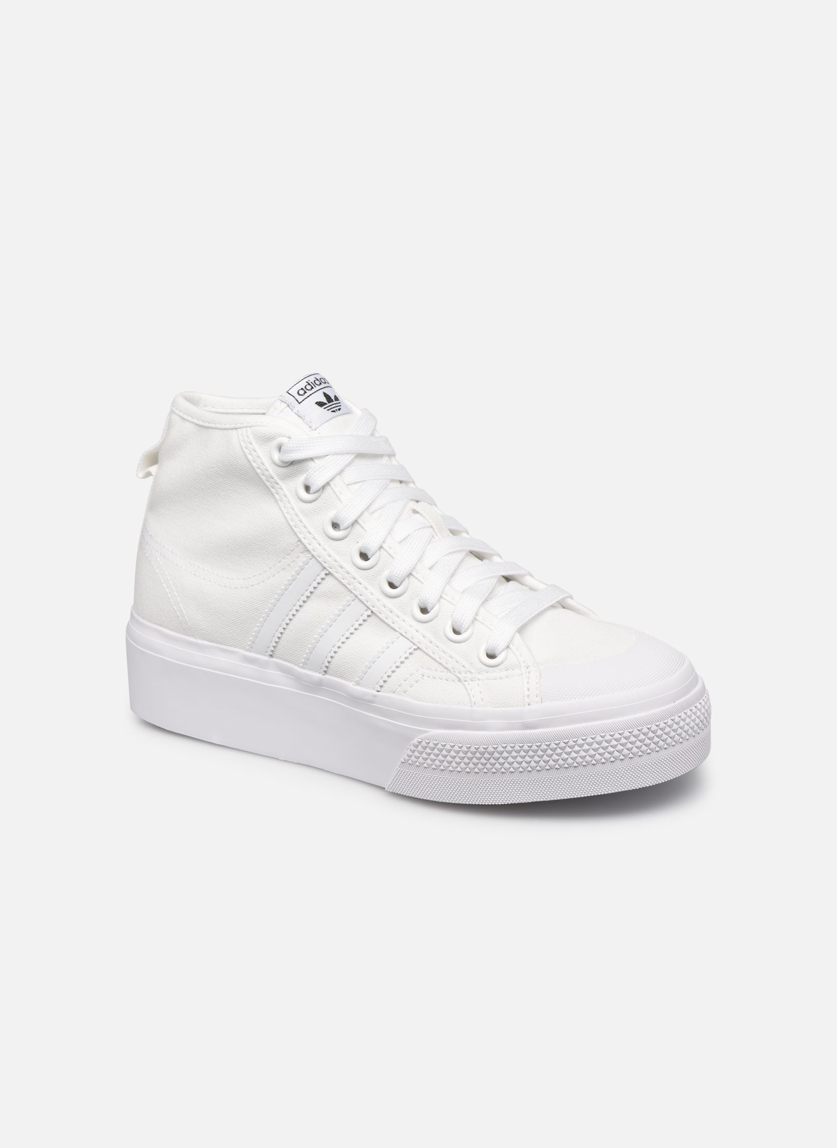 Lage sneakers NIZZA PLATFORM MID W dames wit adidas originals Lage sneakers NIZZA PLATFORM MID W dames wit FTWR WHITE/FTWR WHITE/FTWR WHI