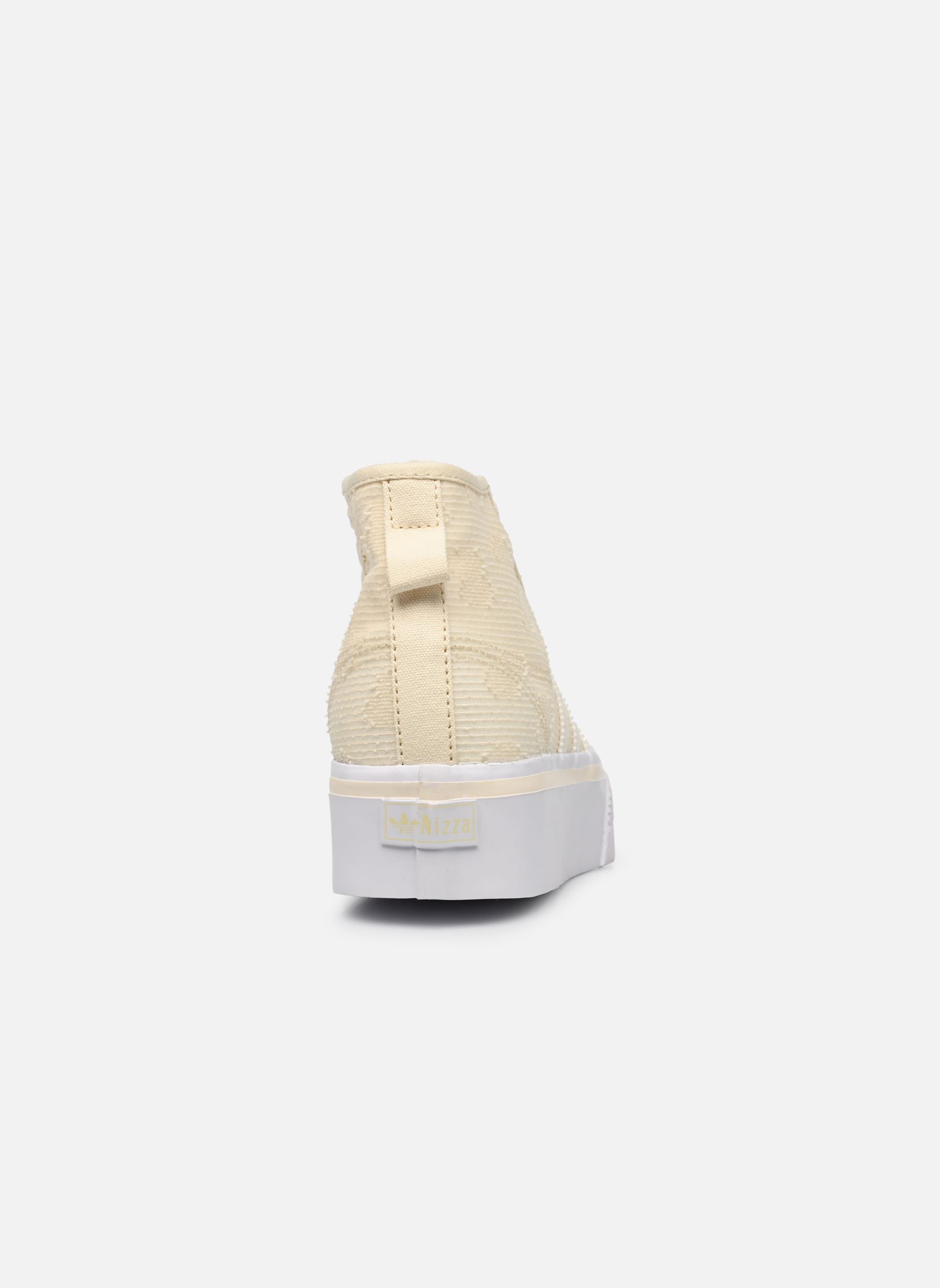 Niedrige Sneaker NIZZA PLATFORM MID W damen weiß adidas originals Niedrige Sneaker NIZZA PLATFORM MID W damen weiß CWHITE/CWHITE/FTWWHT