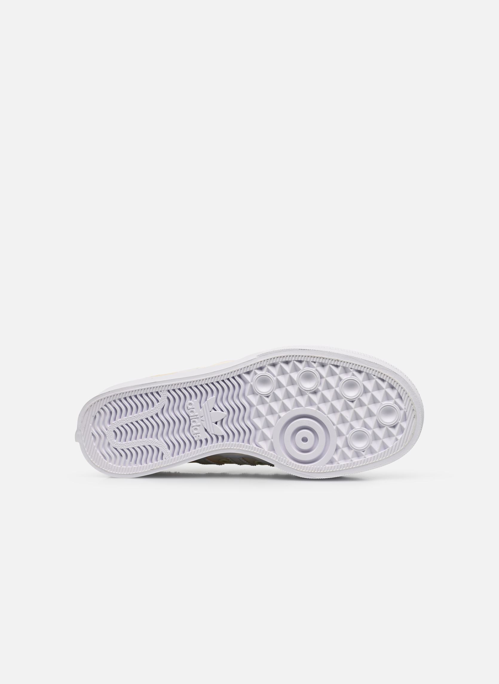 Niedrige Sneaker NIZZA PLATFORM MID W damen weiß adidas originals Niedrige Sneaker NIZZA PLATFORM MID W damen weiß CWHITE/CWHITE/FTWWHT