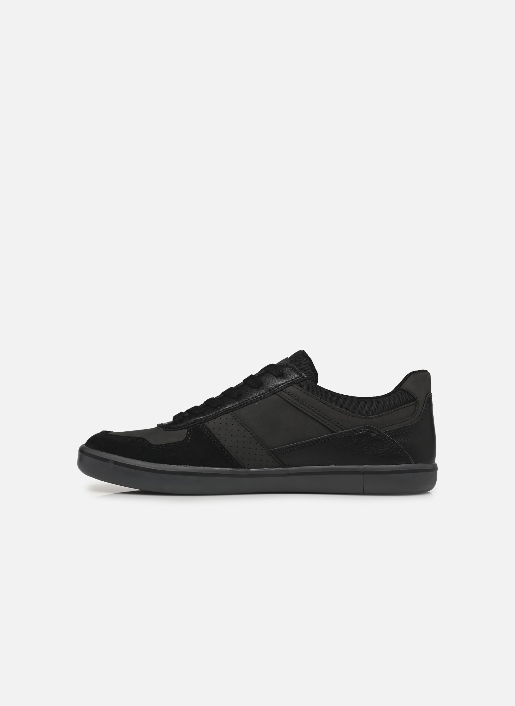 Niedrige Sneaker U ELVER A herren schwarz Geox Niedrige Sneaker U ELVER A herren schwarz Black
