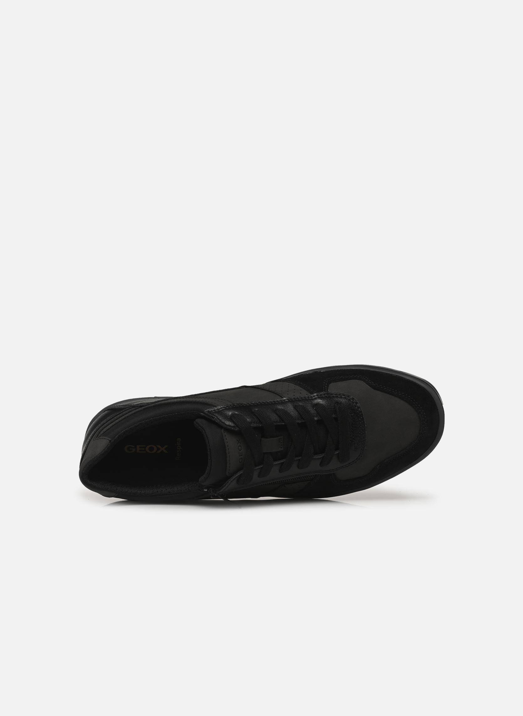 Niedrige Sneaker U ELVER A herren schwarz Geox Niedrige Sneaker U ELVER A herren schwarz Black