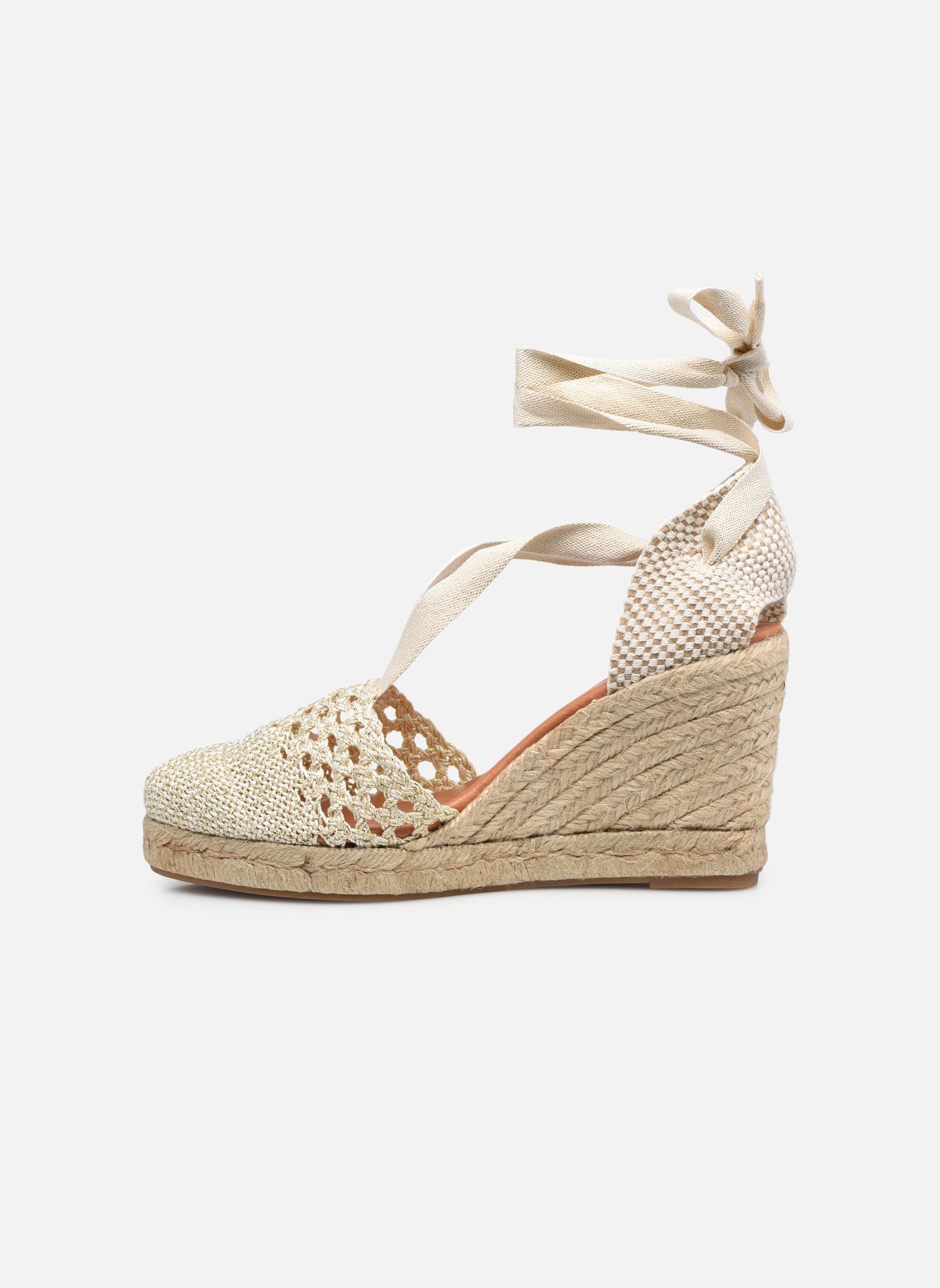 Minelli Espadrilles plates F55 211/TIS femme beige | Sarenza France