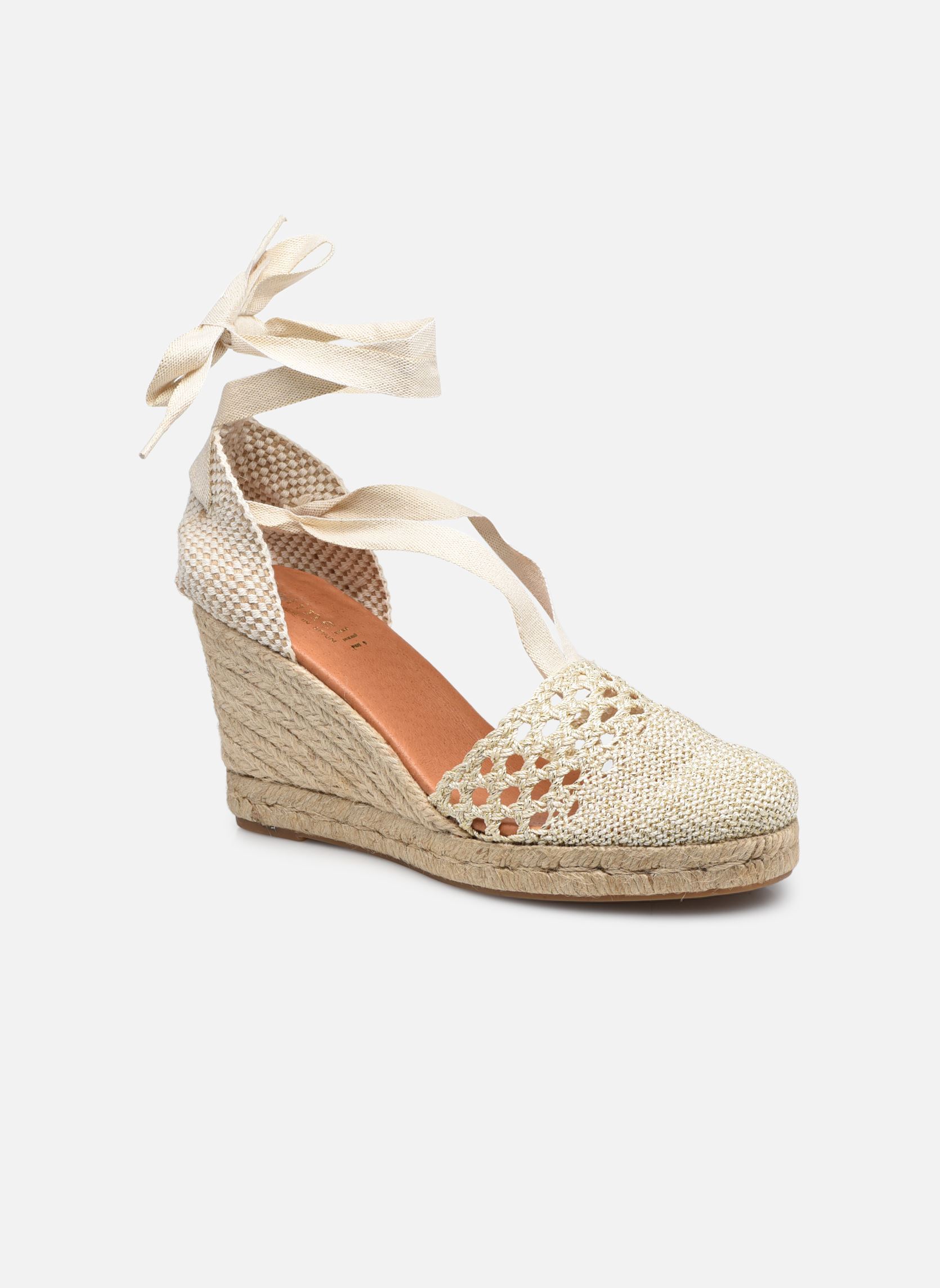 Minelli Espadrilles plates F55 211/TIS femme beige | Sarenza France