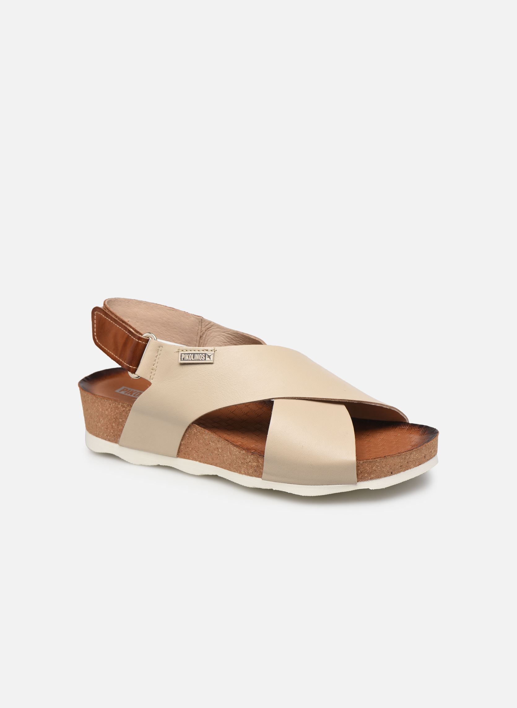 Sandales compensées et plateformes Mahon W9E-0912 femme beige Pikolinos Sandales compensées et plateformes Mahon W9E-0912 femme beige MARFIL