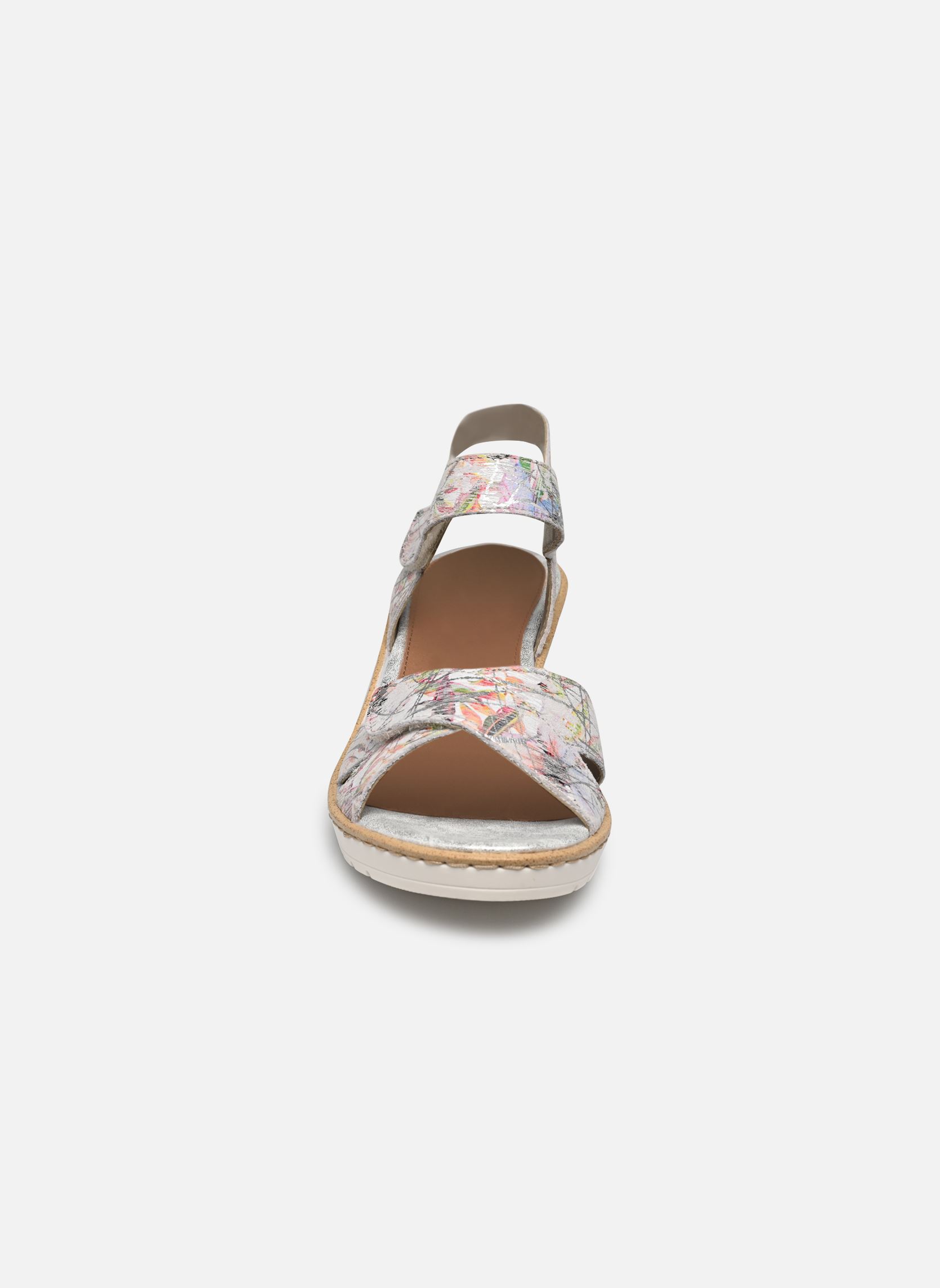 Sandales compensées et plateformes Romane femme multicolore Remonte Sandales compensées et plateformes Romane femme multicolore MULTIFLOWER