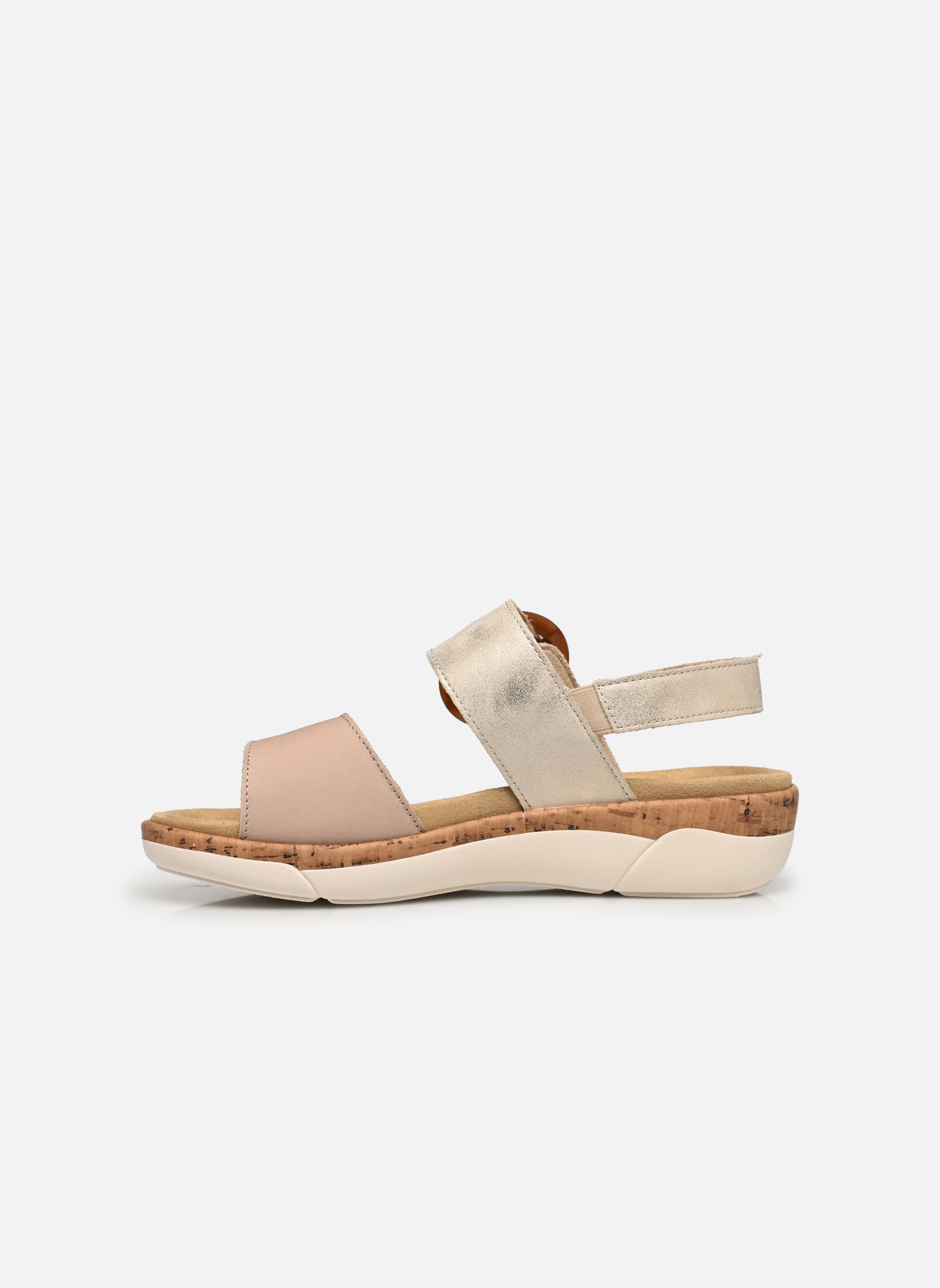 Keil- und Plateausandalen Victoire damen beige Remonte Keil- und Plateausandalen Victoire damen beige cliff/muschel