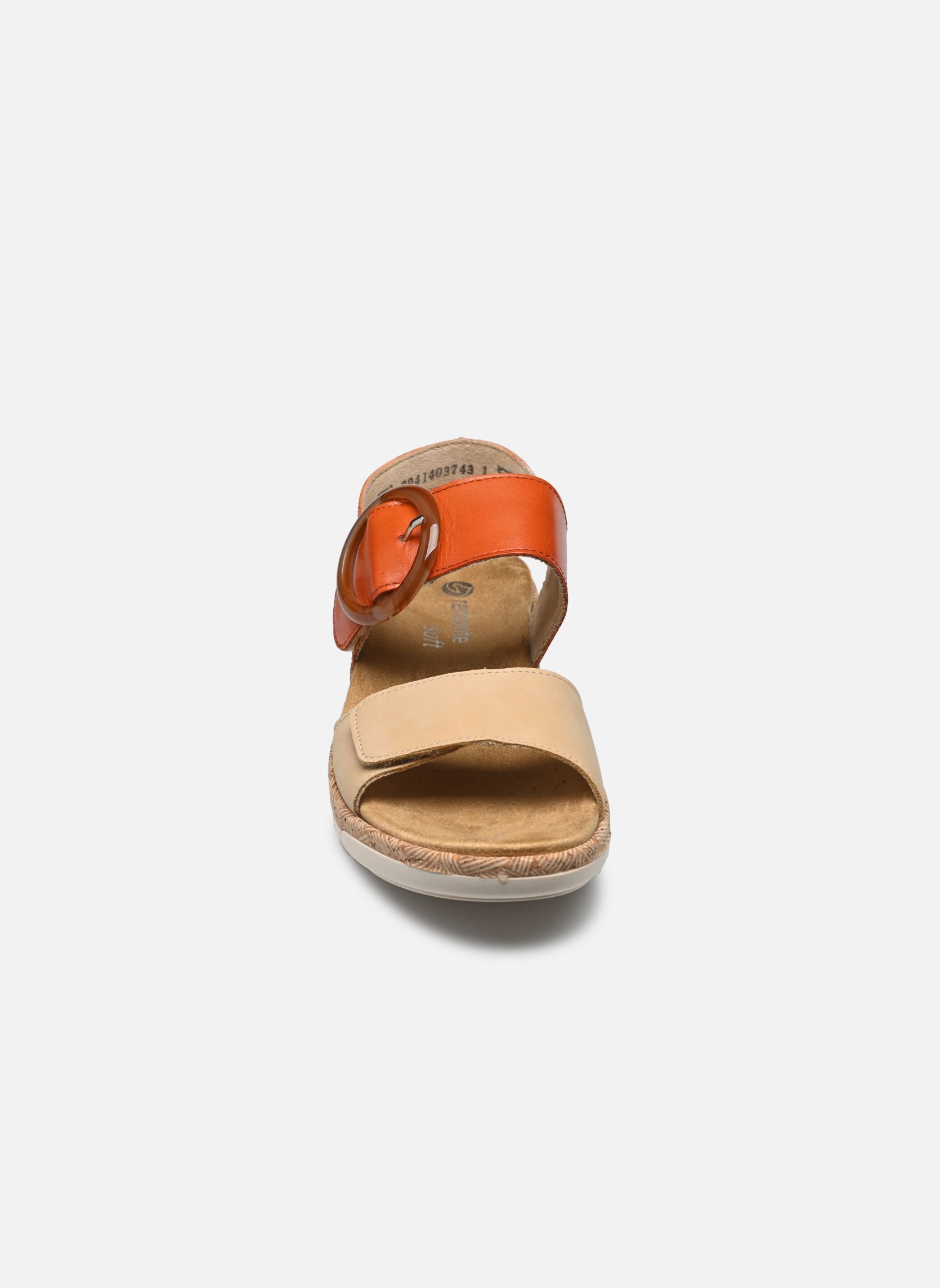 Sandalen met sleehak en plateau Victoire dames oranje Remonte Sandalen met sleehak en plateau Victoire dames oranje ORANGE COMBINE