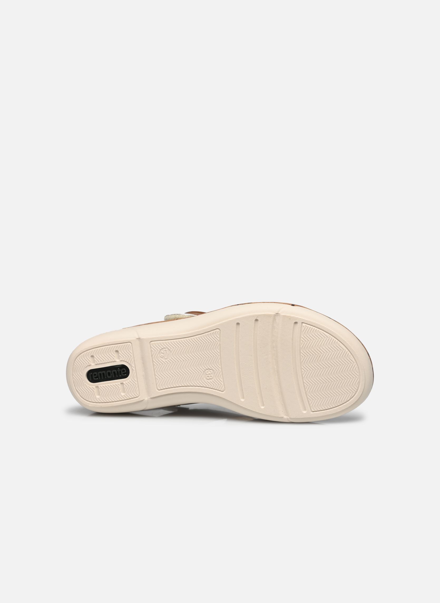 Sandalen met sleehak en plateau Victoire dames wit Remonte Sandalen met sleehak en plateau Victoire dames wit BLANC