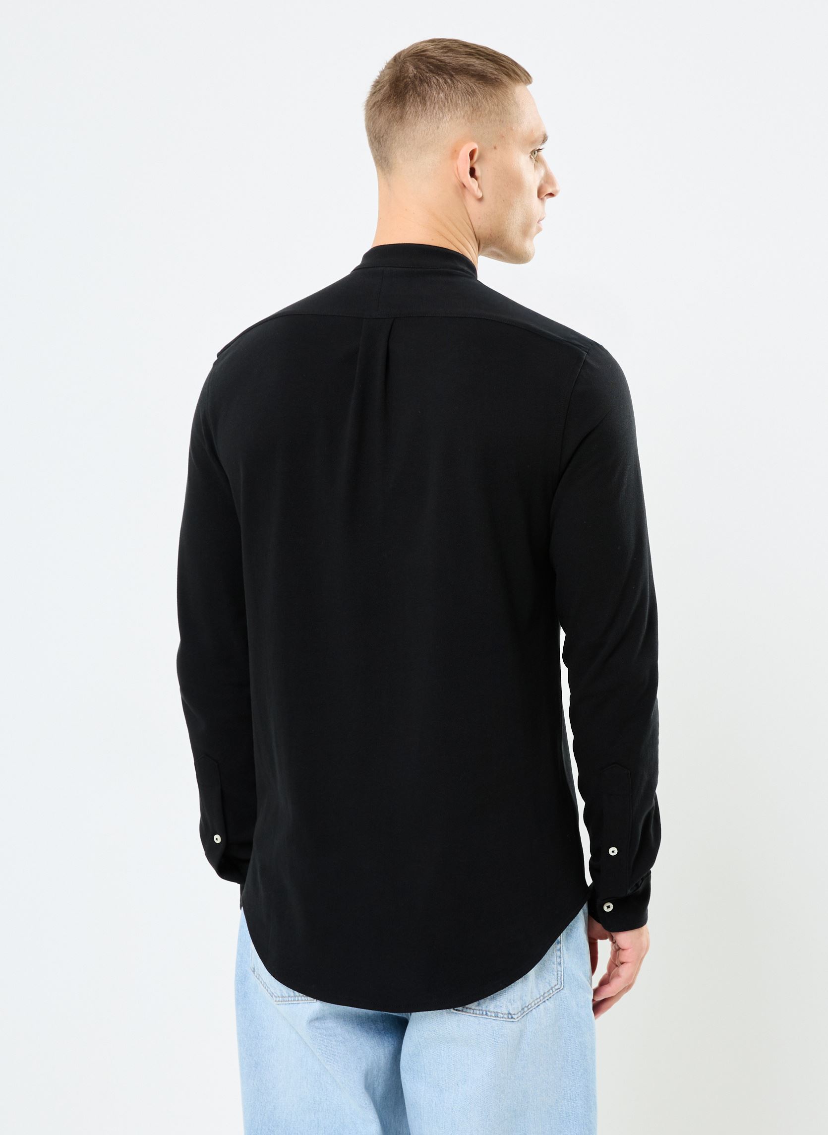Hemden Chemise ultra légère en coton piqué herren schwarz Polo Ralph Lauren Hemden Chemise ultra légère en coton piqué herren schwarz POLO BLACK