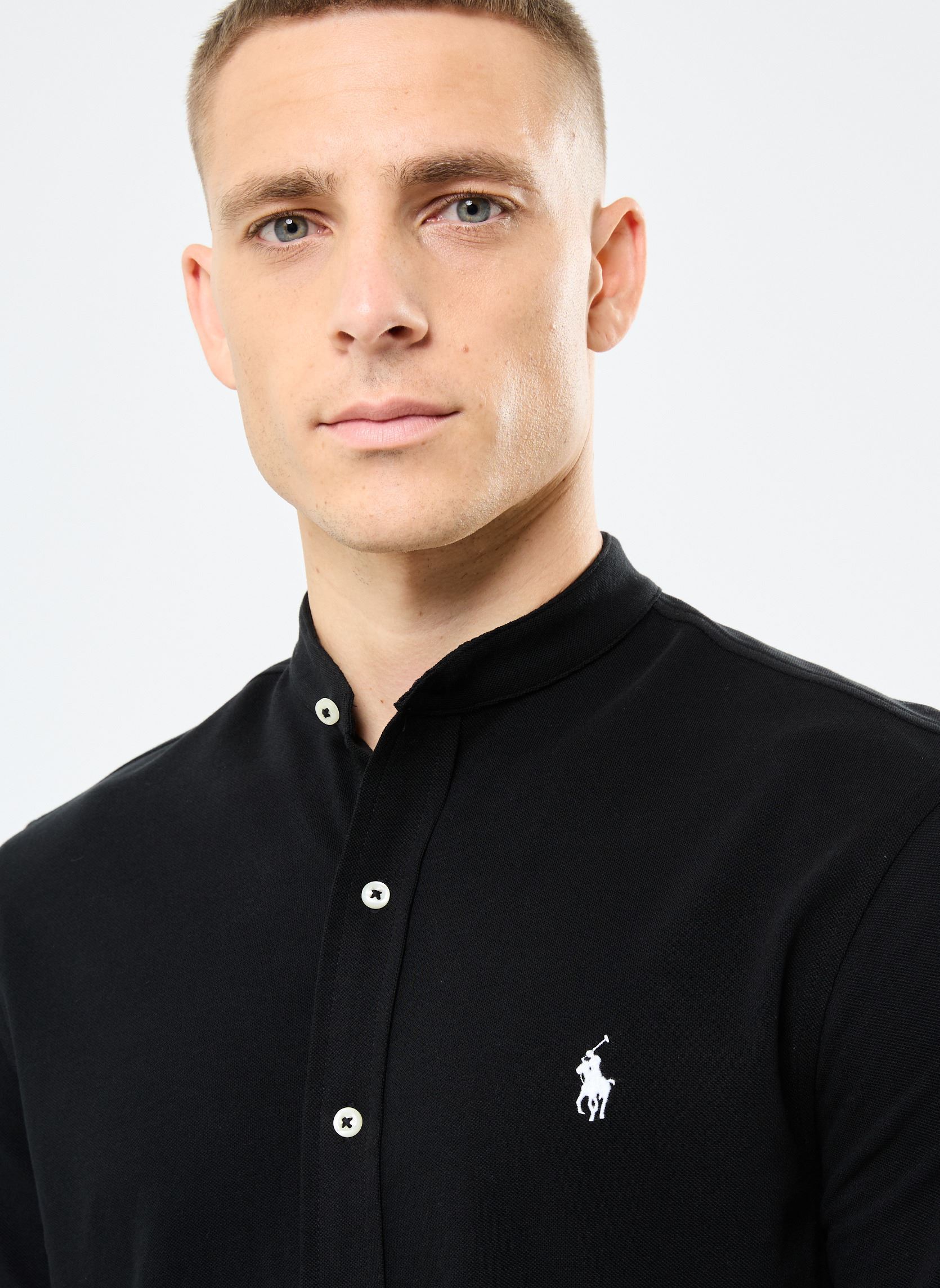 Hemden Chemise ultra légère en coton piqué herren schwarz Polo Ralph Lauren Hemden Chemise ultra légère en coton piqué herren schwarz POLO BLACK