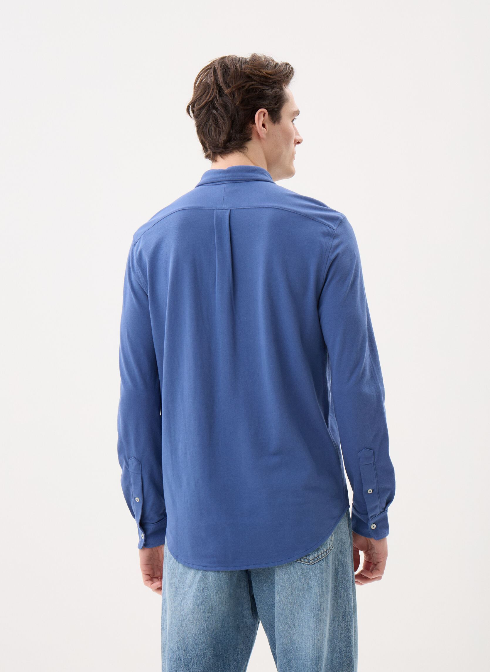 Hemden Chemise ultra légère en coton piqué herren blau Polo Ralph Lauren Hemden Chemise ultra légère en coton piqué herren blau Old Royal/C7398