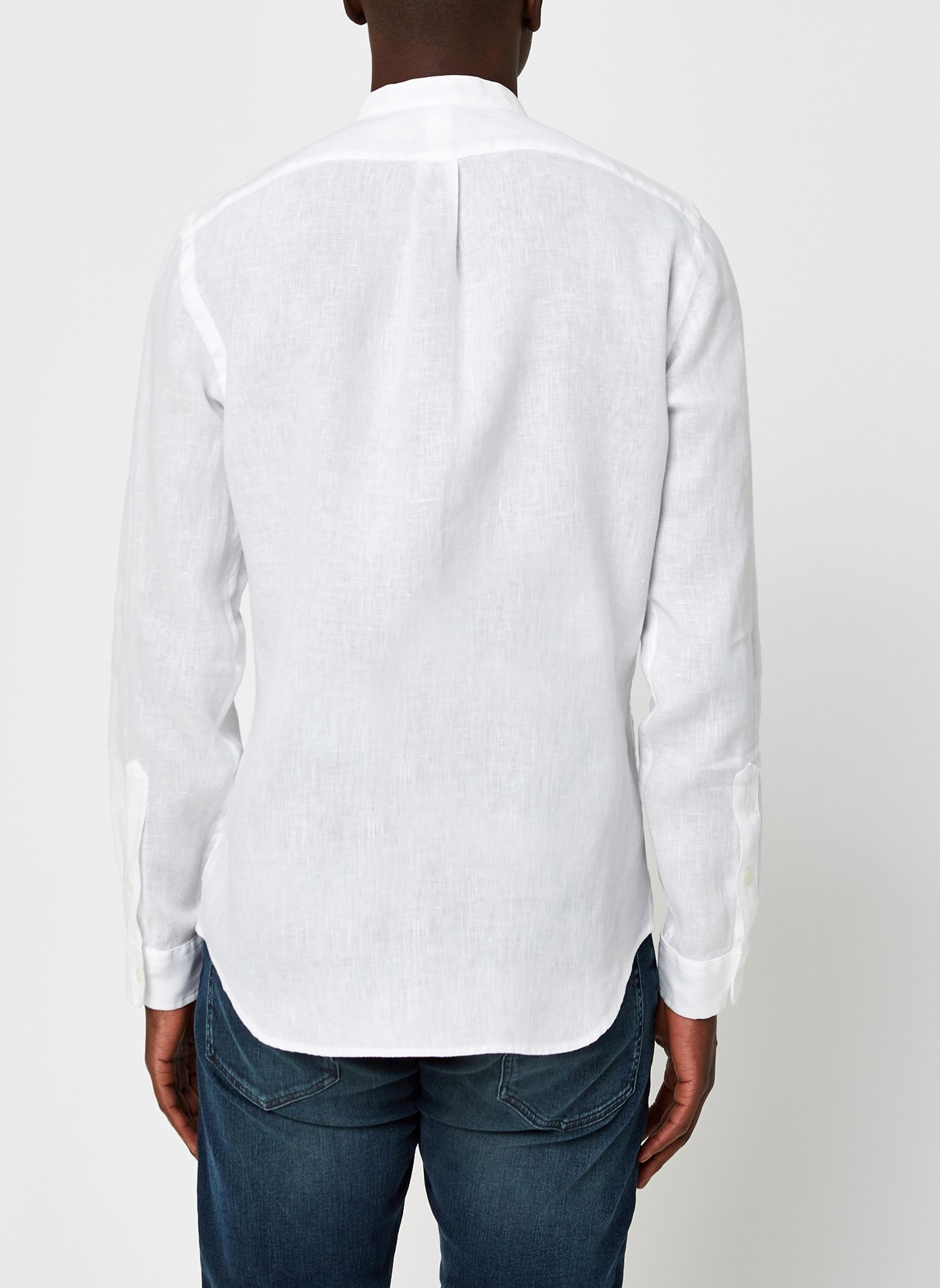 Hemden Chemise Cintrée En Lin herren weiß Polo Ralph Lauren Hemden Chemise Cintrée En Lin herren weiß WHITE
