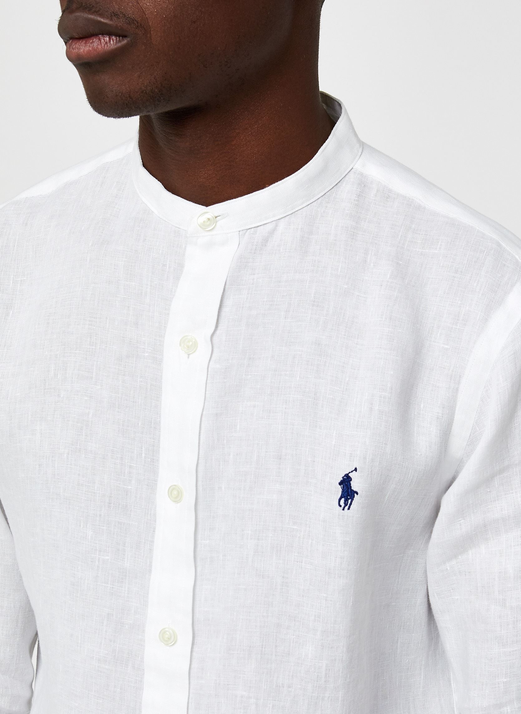 Hemden Chemise Cintrée En Lin herren weiß Polo Ralph Lauren Hemden Chemise Cintrée En Lin herren weiß WHITE