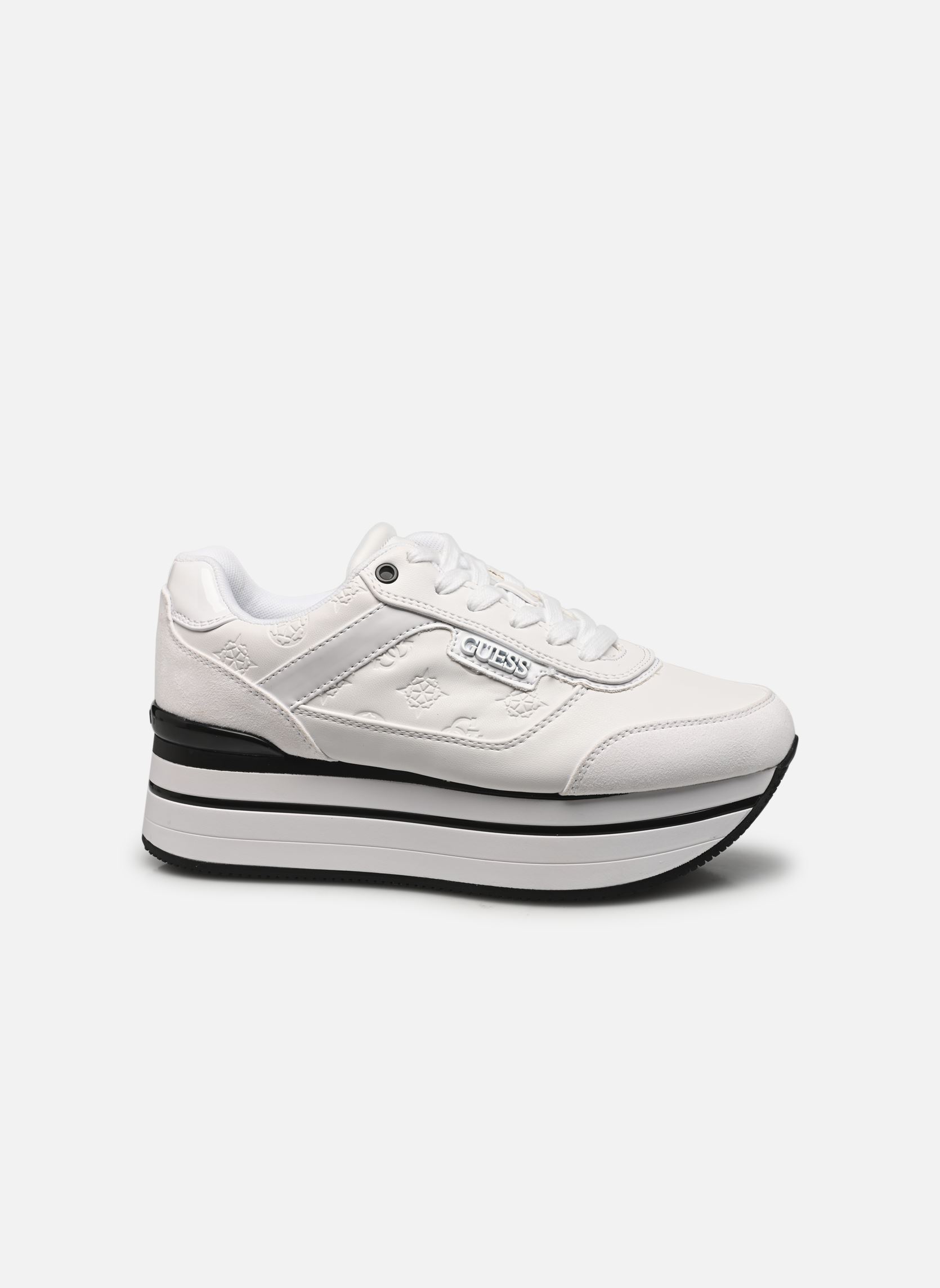 Niedrige Sneaker HANSIN damen weiß Guess Niedrige Sneaker HANSIN damen weiß White 2