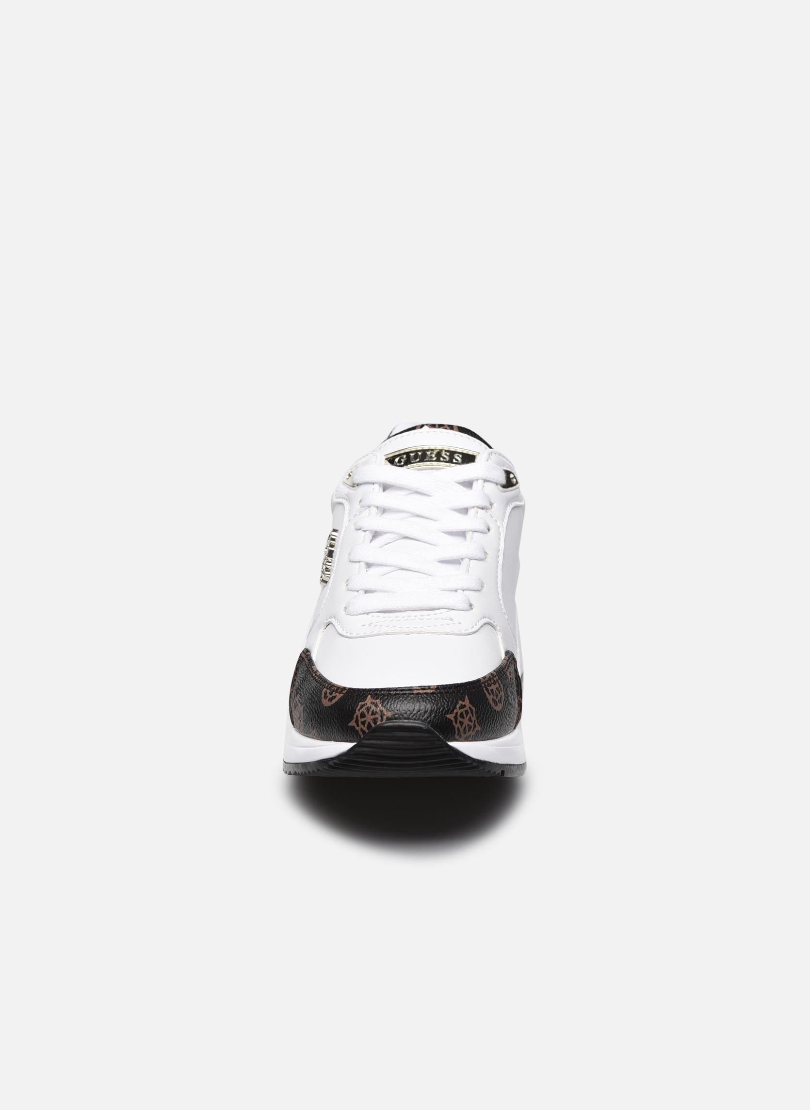 Baskets basses MOXEA femme blanc Guess Baskets basses MOXEA femme blanc White Brown