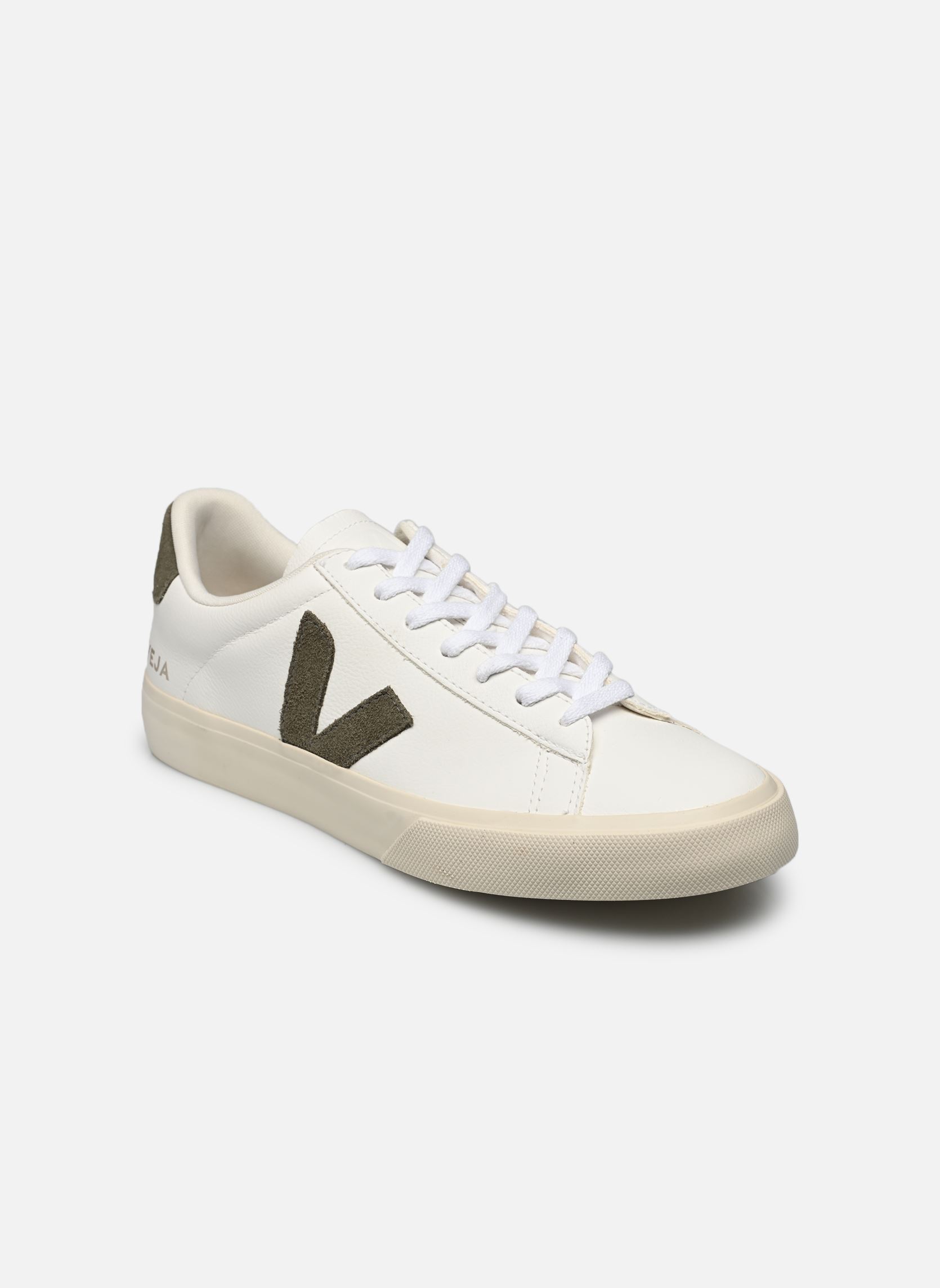 Lage sneakers Campo Chromefree Leather M heren wit Veja Lage sneakers Campo Chromefree Leather M heren wit Extra White Kaki