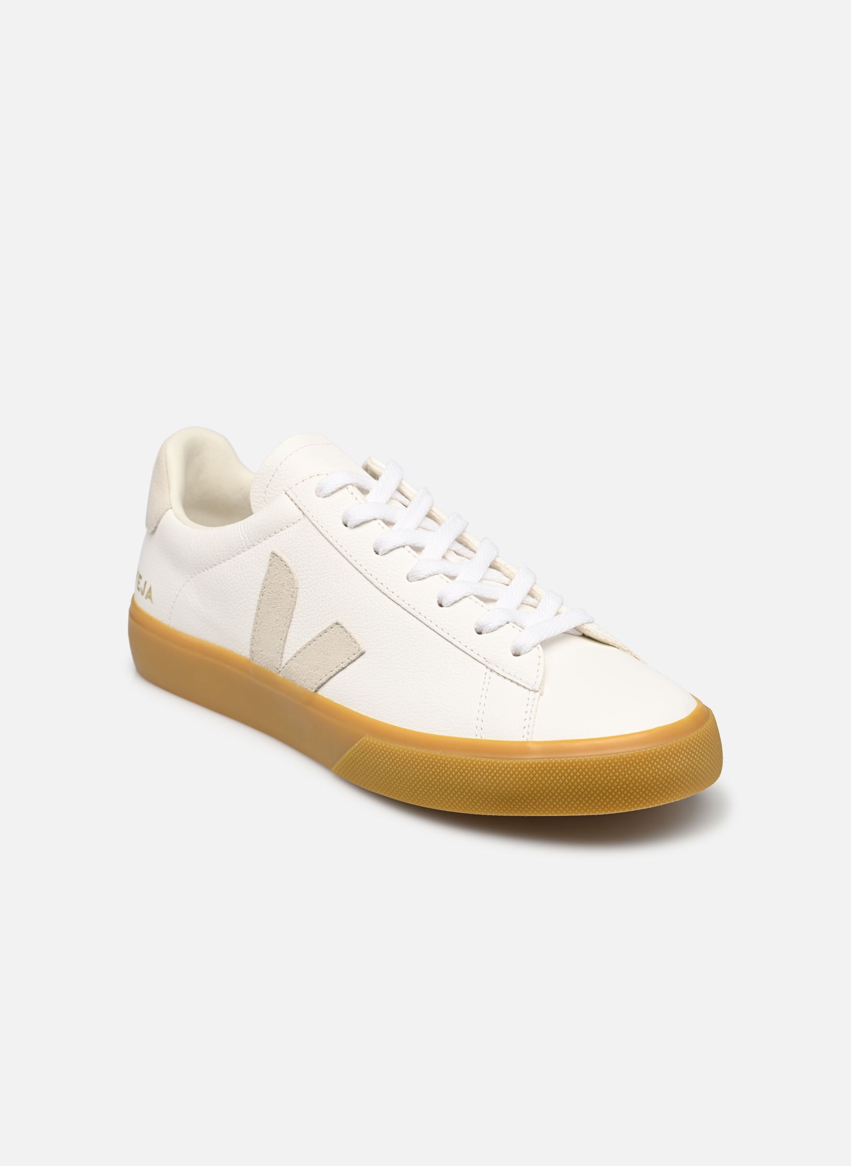 Niedrige Sneaker Campo Chromefree Leather M herren weiß Veja Niedrige Sneaker Campo Chromefree Leather M herren weiß EXTRA-WHITE_NATURAL_NATURAL