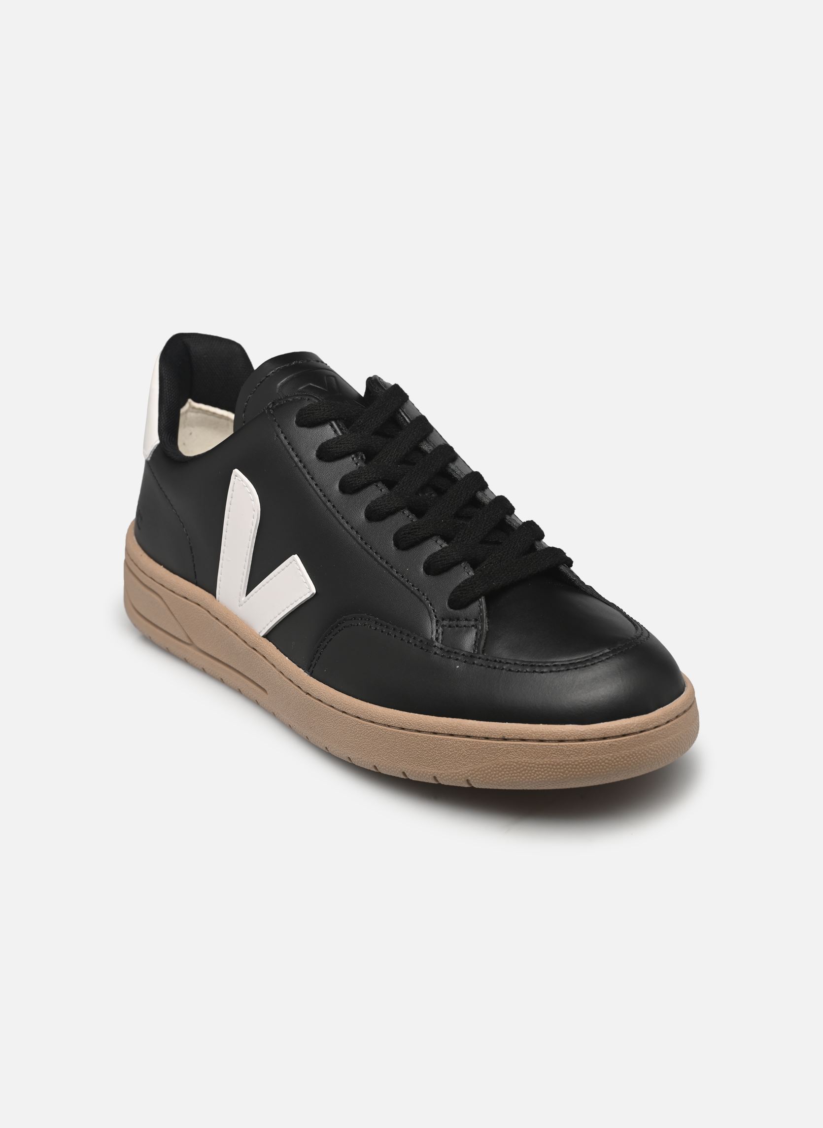 Baskets basses V-12 M homme noir Veja Baskets basses V-12 M homme noir BLACK_WHITE_DUNE