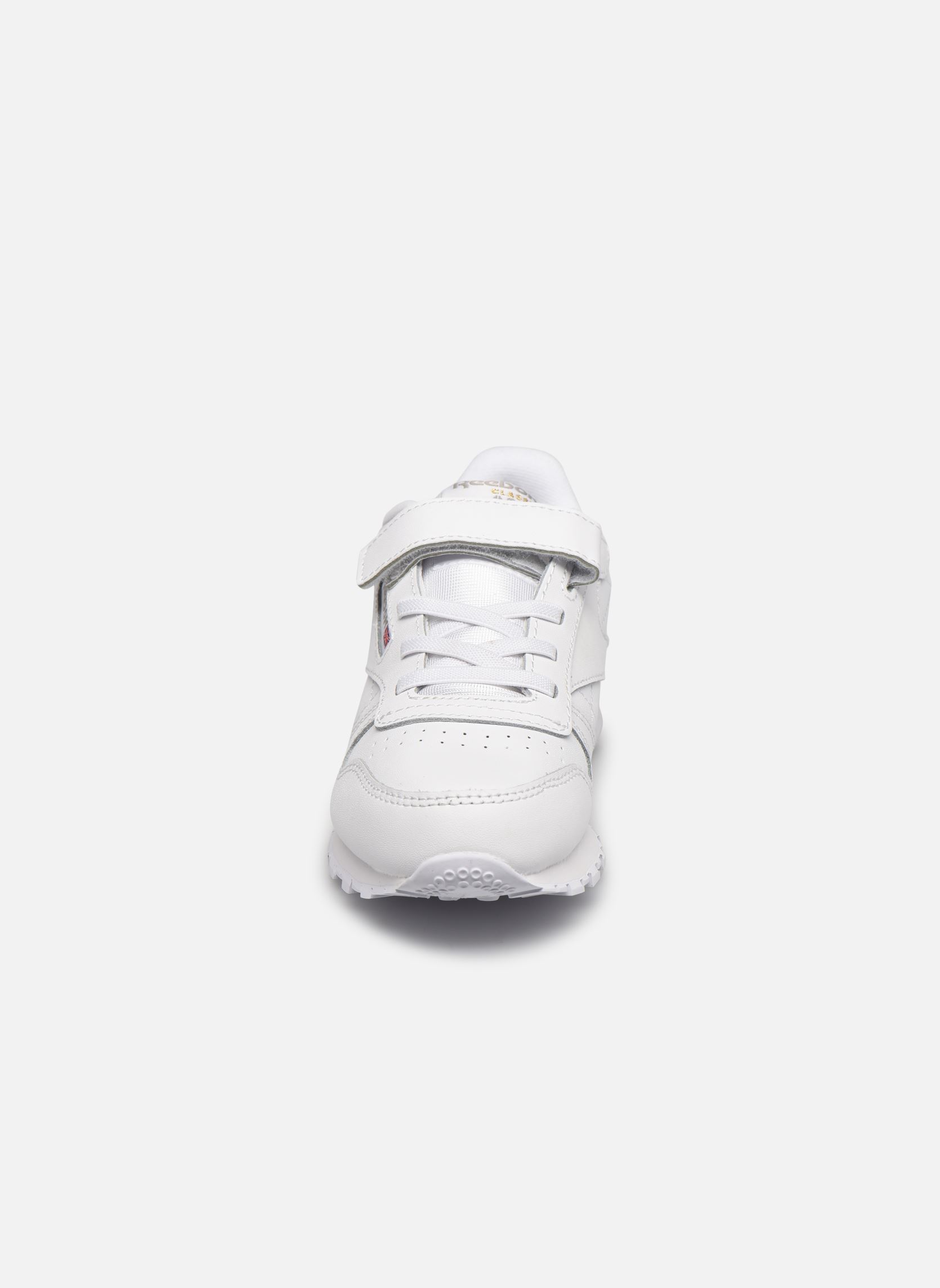 Niedrige Sneaker Classic Leather 1V weiß Reebok Niedrige Sneaker Classic Leather 1V weiß WhiteCarbonVector Blue