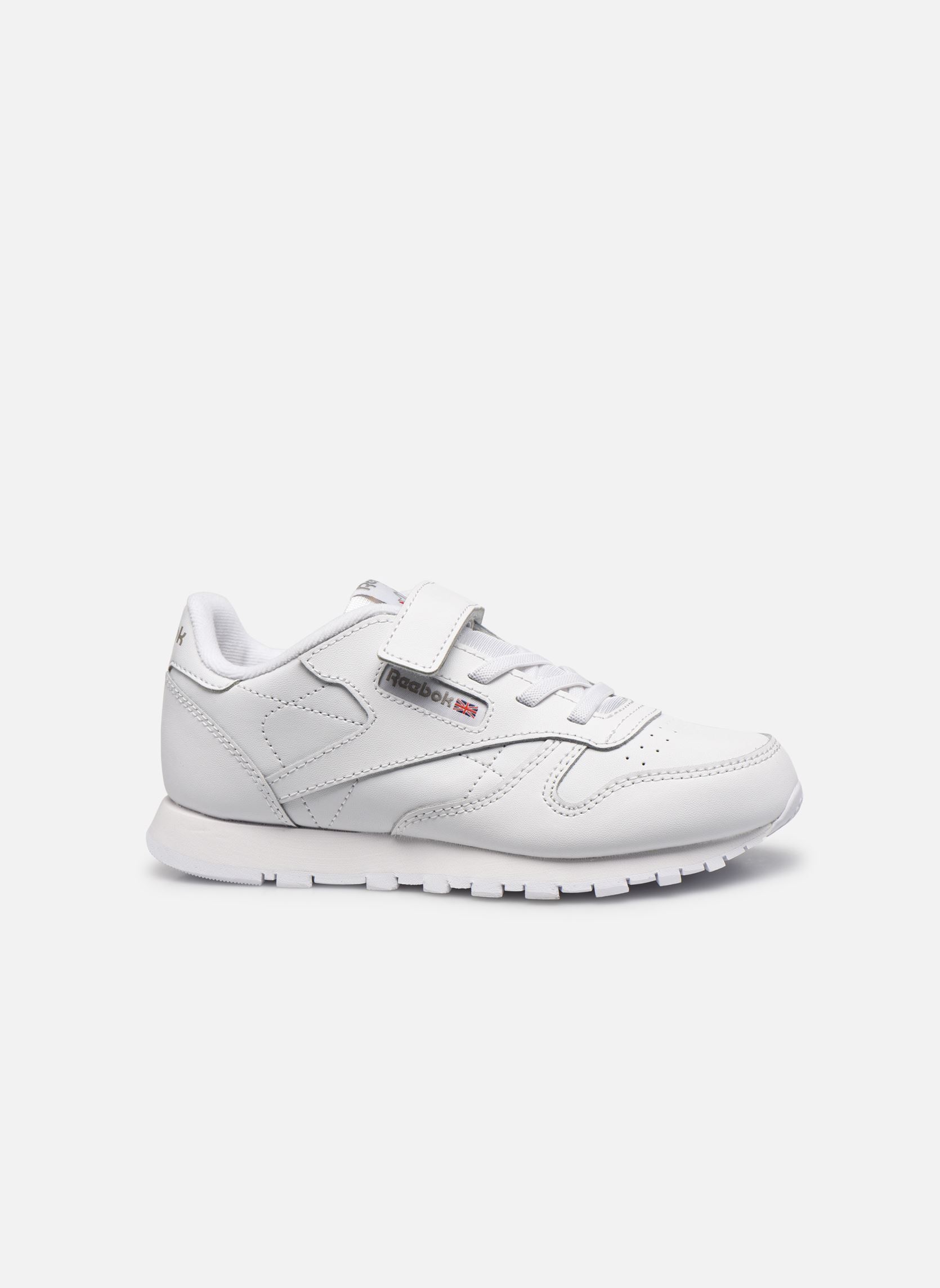 Niedrige Sneaker Classic Leather 1V weiß Reebok Niedrige Sneaker Classic Leather 1V weiß WhiteCarbonVector Blue
