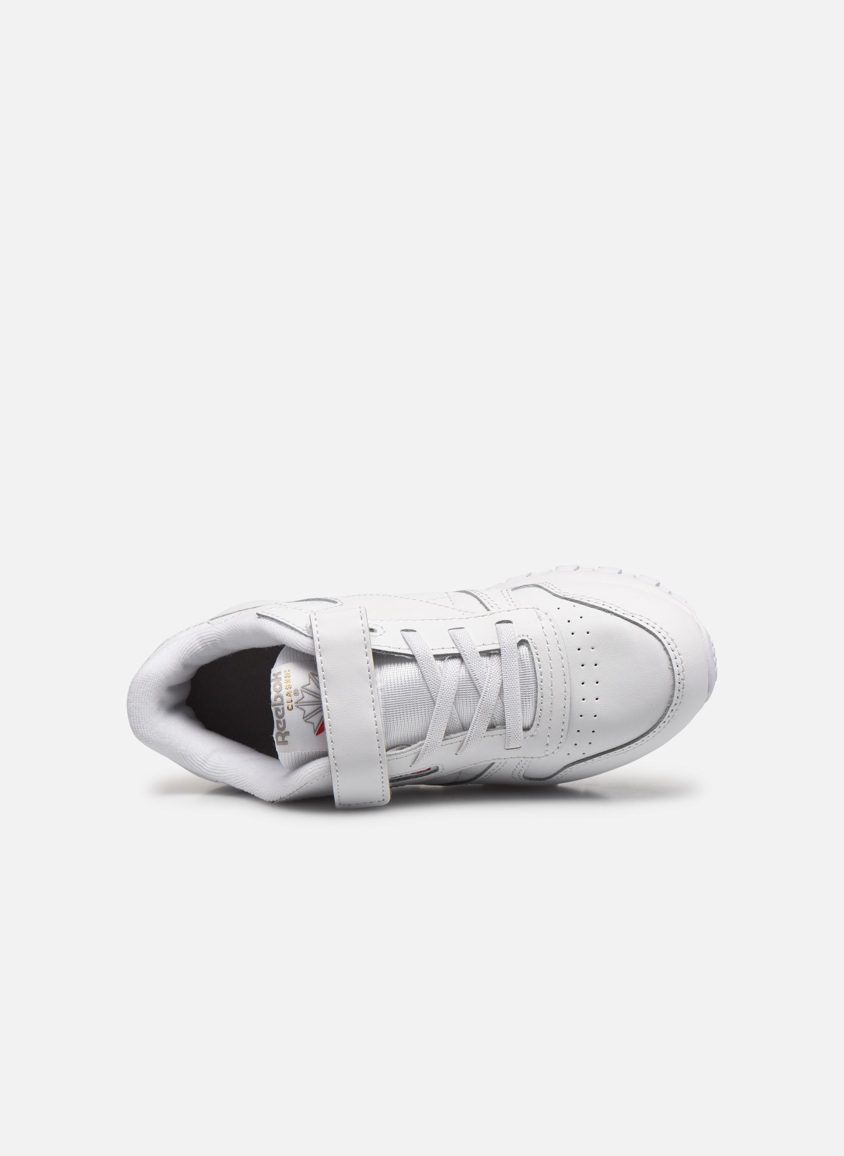 Niedrige Sneaker Classic Leather 1V weiß Reebok Niedrige Sneaker Classic Leather 1V weiß WhiteCarbonVector Blue