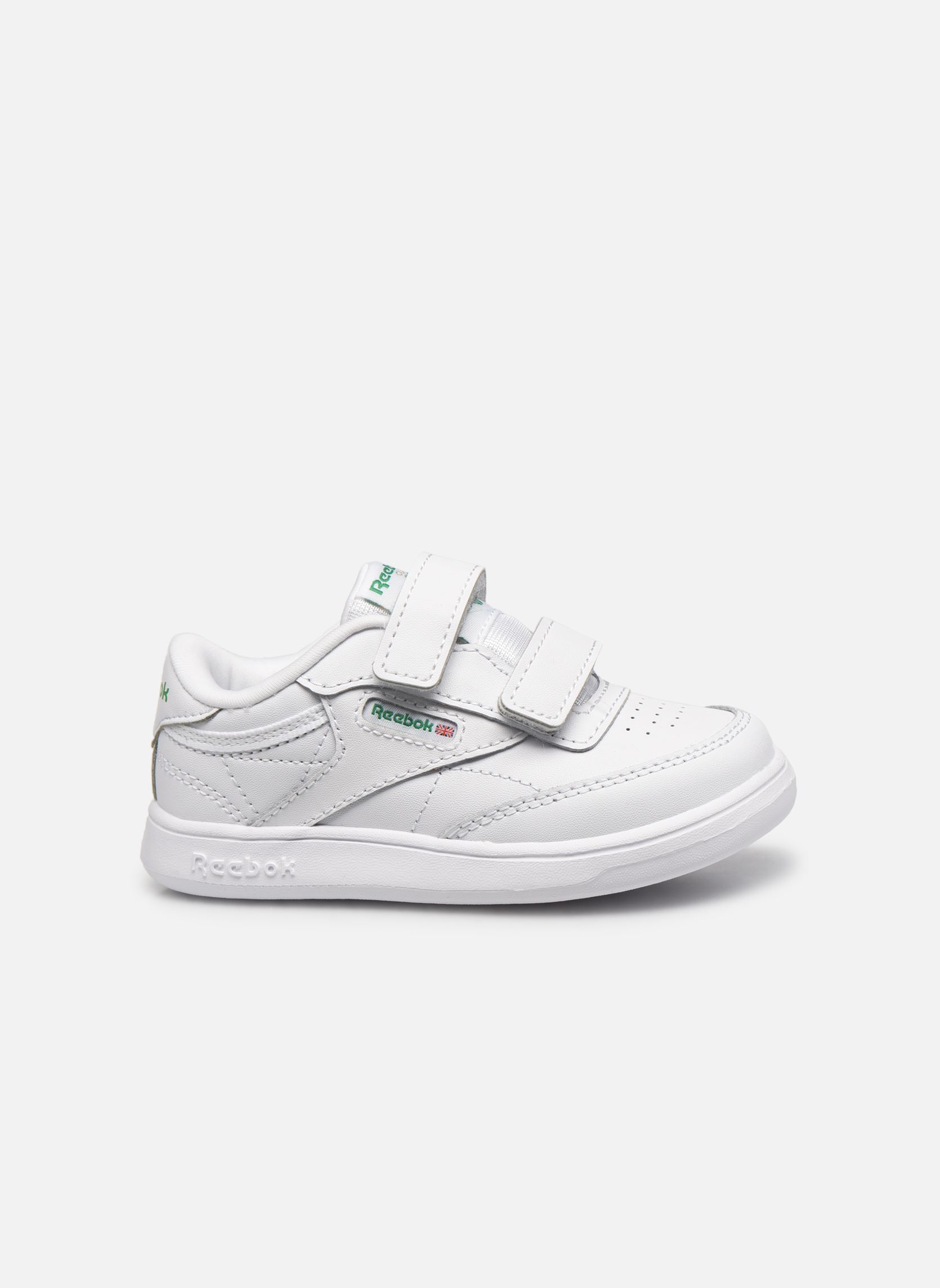 Baskets basses Club C 2V blanc Reebok Baskets basses Club C 2V blanc WHITEGLEN GREENVECTOR BLUE