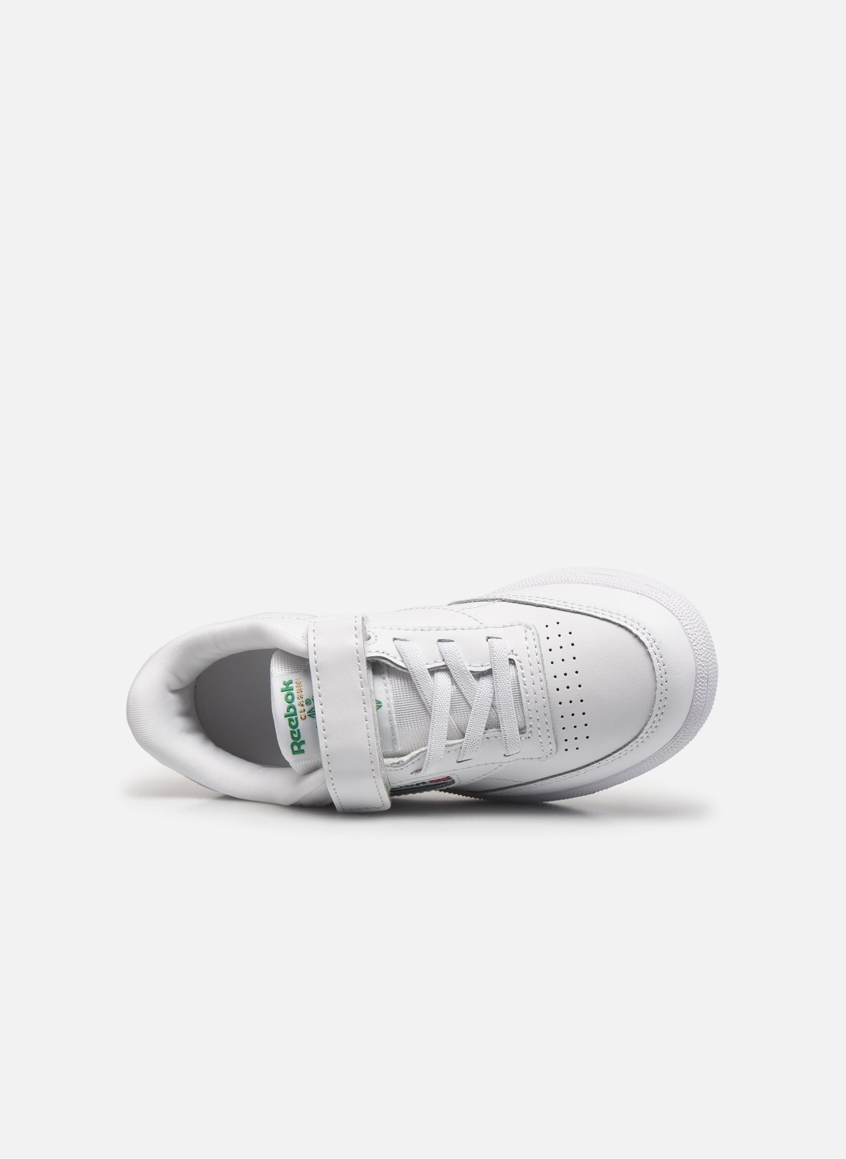 Baskets basses Club C 1V vert Reebok Baskets basses Club C 1V vert WhiteGlen GreenVector Blue