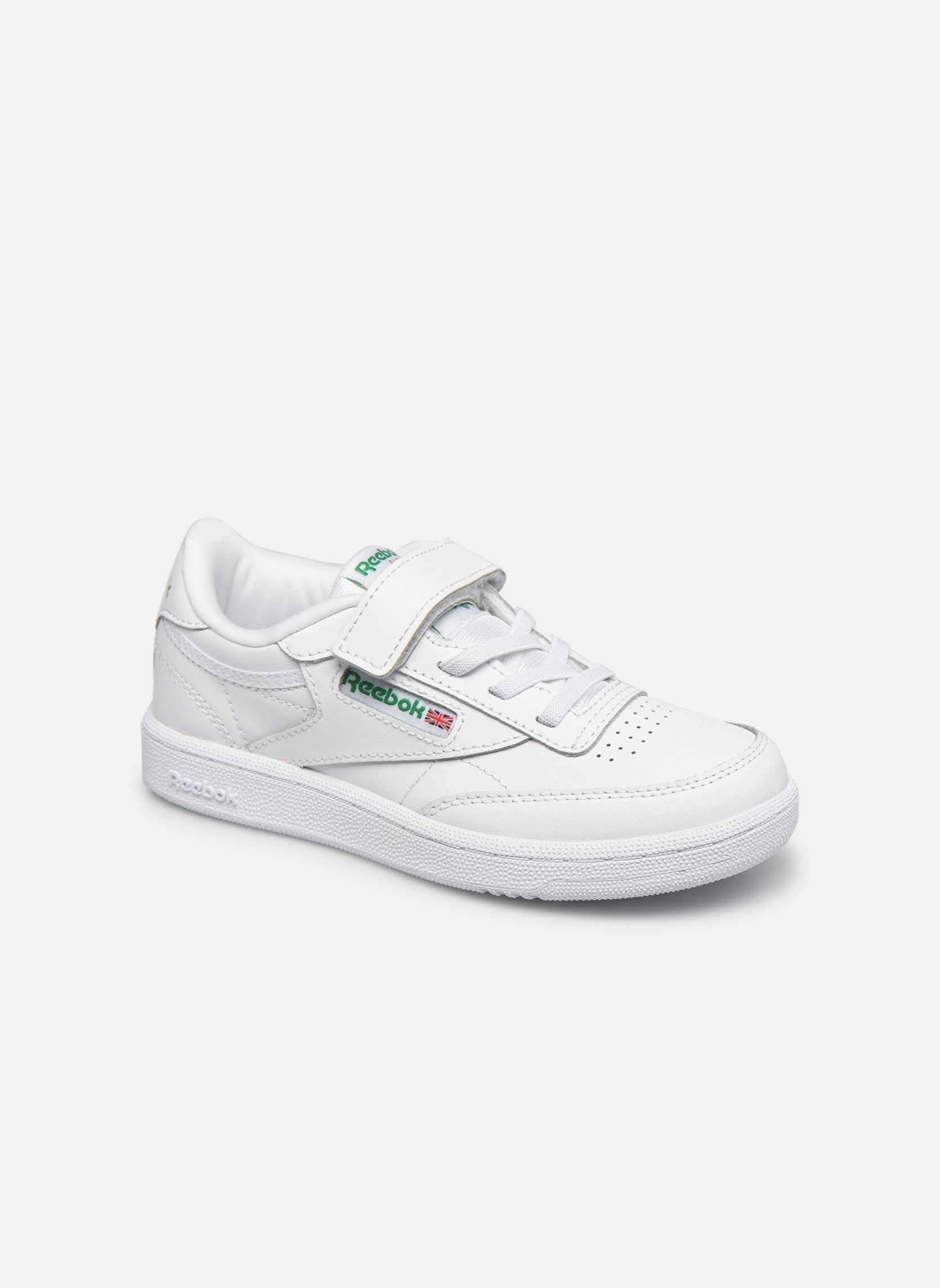 Baskets basses Club C 1V vert Reebok Baskets basses Club C 1V vert WhiteGlen GreenVector Blue