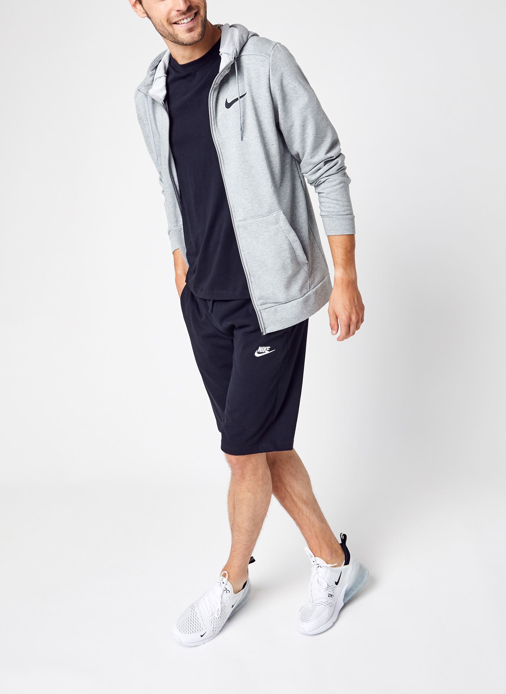 Sweatshirts mit Reißverschluss M Nk Df Hdie Fz Fl herren grau Nike Sweatshirts mit Reißverschluss M Nk Df Hdie Fz Fl herren grau DK GREY HEATHER/BLACK