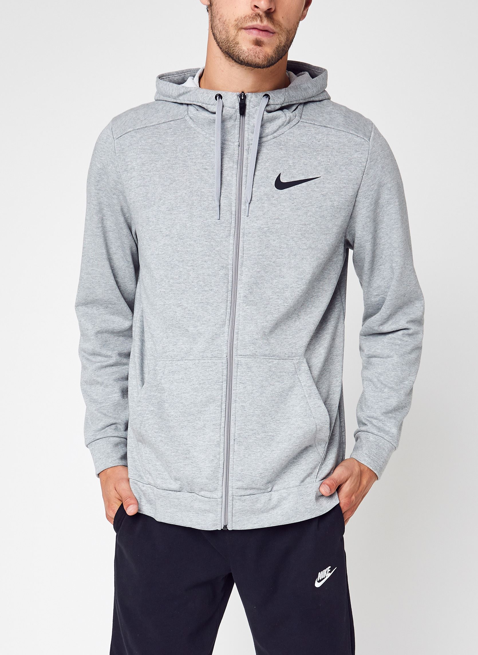 Sweatshirts mit Reißverschluss M Nk Df Hdie Fz Fl herren grau Nike Sweatshirts mit Reißverschluss M Nk Df Hdie Fz Fl herren grau DK GREY HEATHER/BLACK