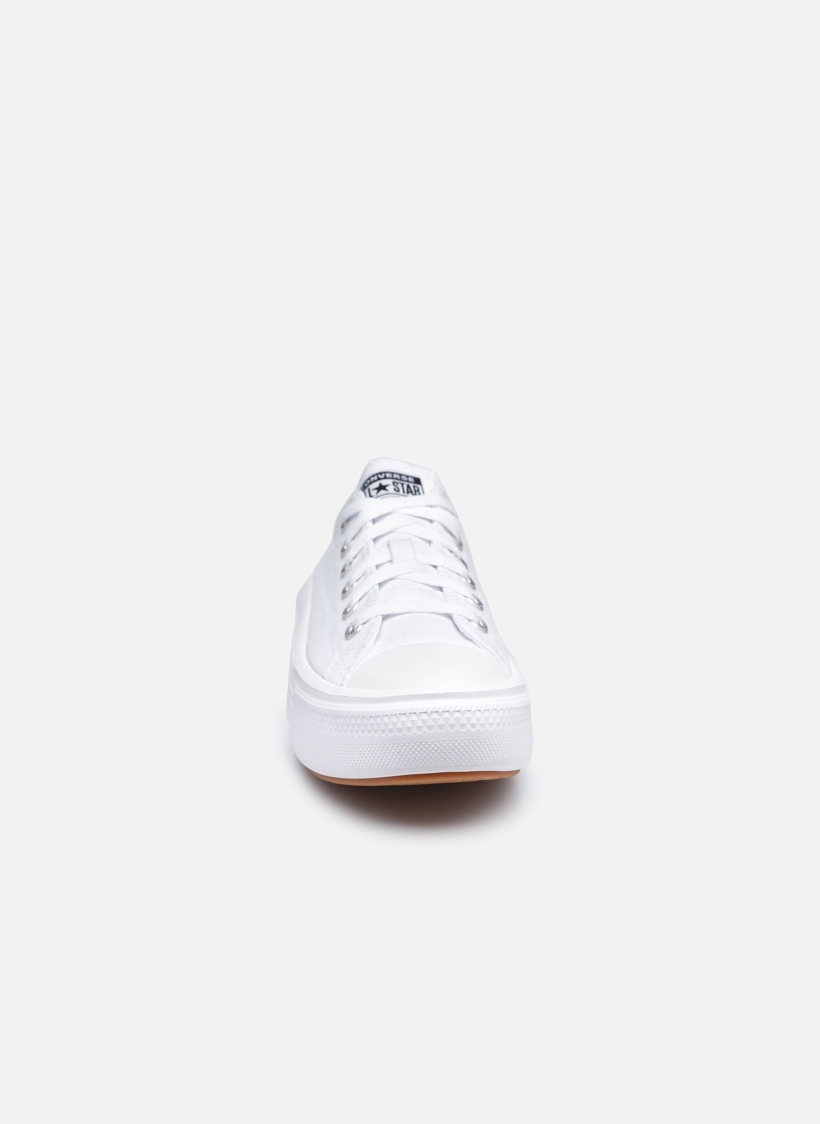 Baskets toile Chuck Taylor All Star Move Canvas Color femme blanc Converse Baskets toile Chuck Taylor All Star Move Canvas Color femme blanc WHITE/WHITE/WHITE