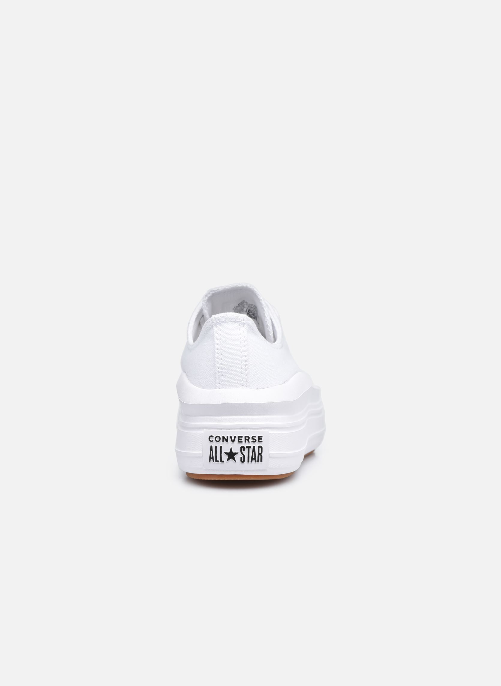 Baskets toile Chuck Taylor All Star Move Canvas Color femme blanc Converse Baskets toile Chuck Taylor All Star Move Canvas Color femme blanc WHITE/WHITE/WHITE