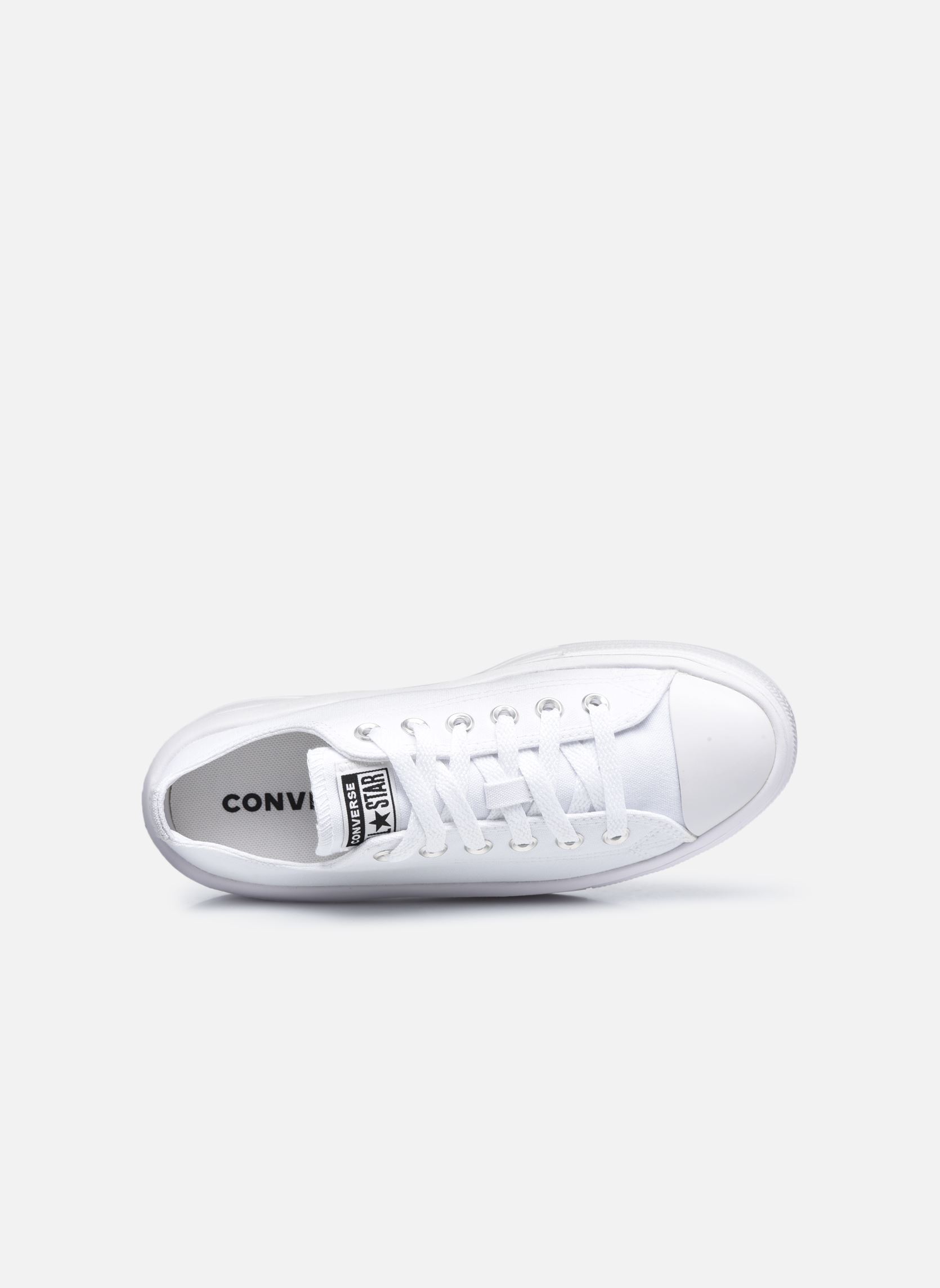 Baskets toile Chuck Taylor All Star Move Canvas Color femme blanc Converse Baskets toile Chuck Taylor All Star Move Canvas Color femme blanc WHITE/WHITE/WHITE