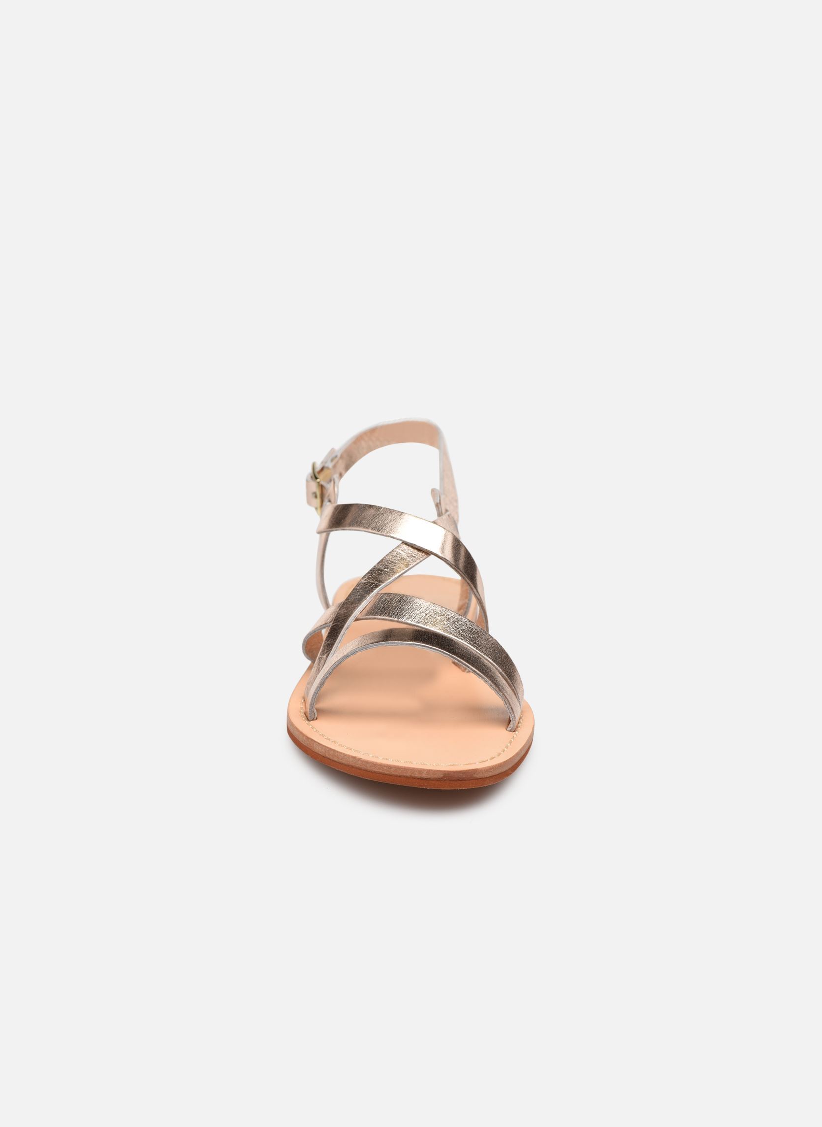 Sandales WISCHIA femme or et bronze Jonak Sandales WISCHIA femme or et bronze CUIR METALLISE PLATINE
