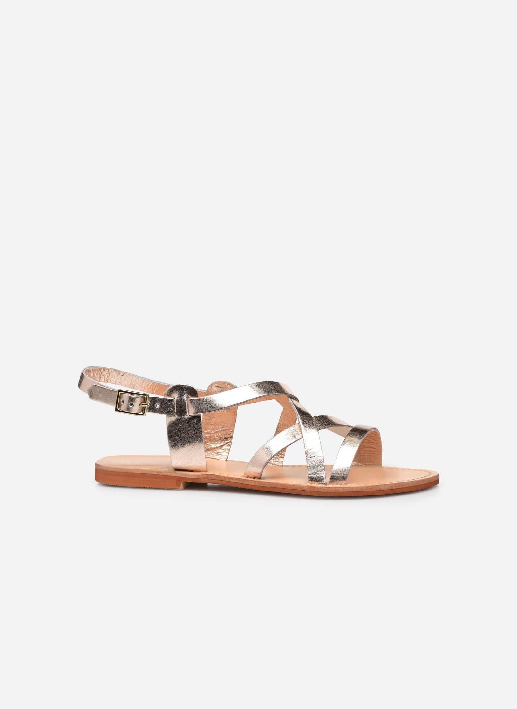 Sandales WISCHIA femme or et bronze Jonak Sandales WISCHIA femme or et bronze CUIR METALLISE PLATINE