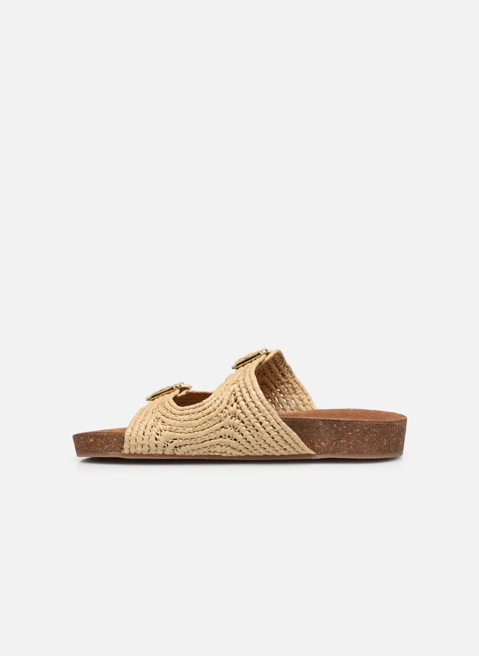 Mules KALMIE femme beige Jonak Mules KALMIE femme beige Rafia beige