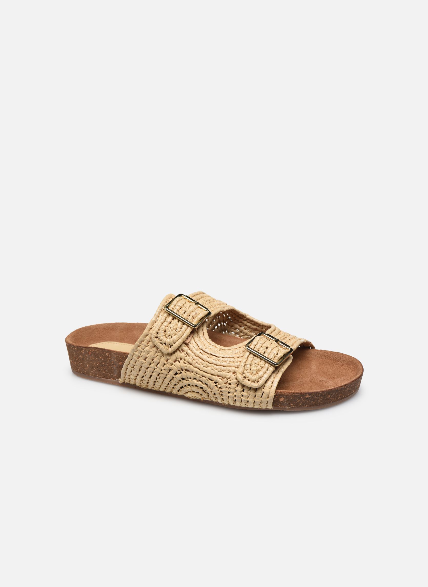Mules KALMIE femme beige Jonak Mules KALMIE femme beige Rafia beige
