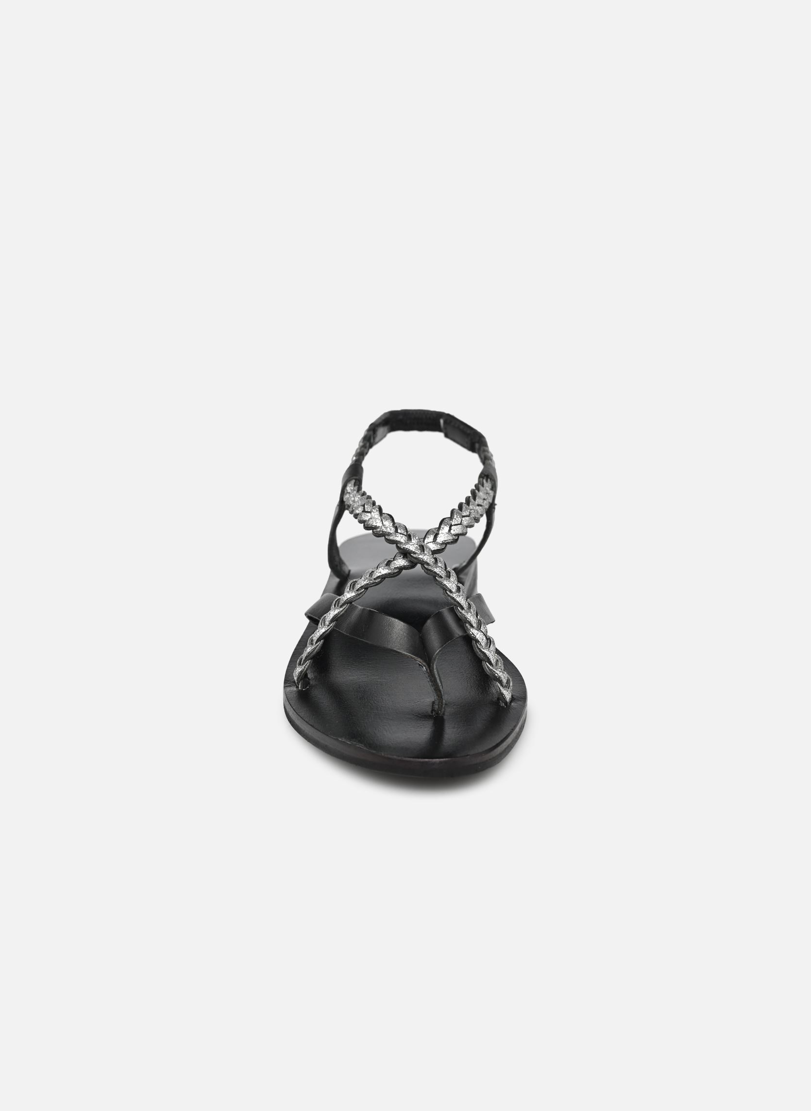 Sandales WARREN femme noir Jonak Sandales WARREN femme noir Noir/ Argent