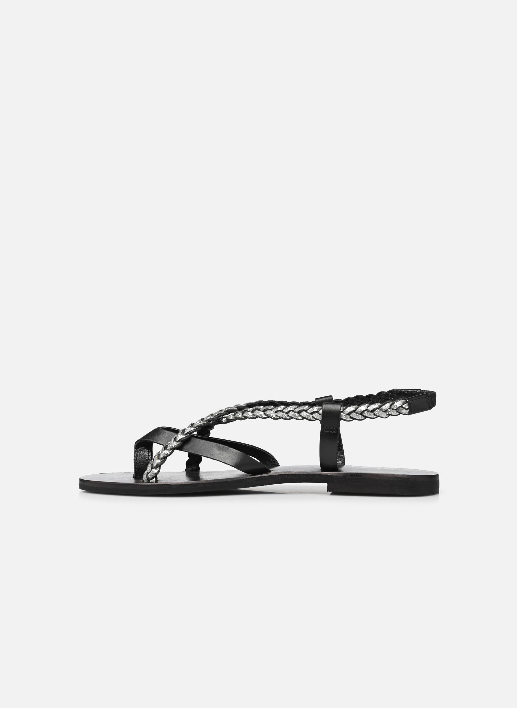 Sandales WARREN femme noir Jonak Sandales WARREN femme noir Noir/ Argent