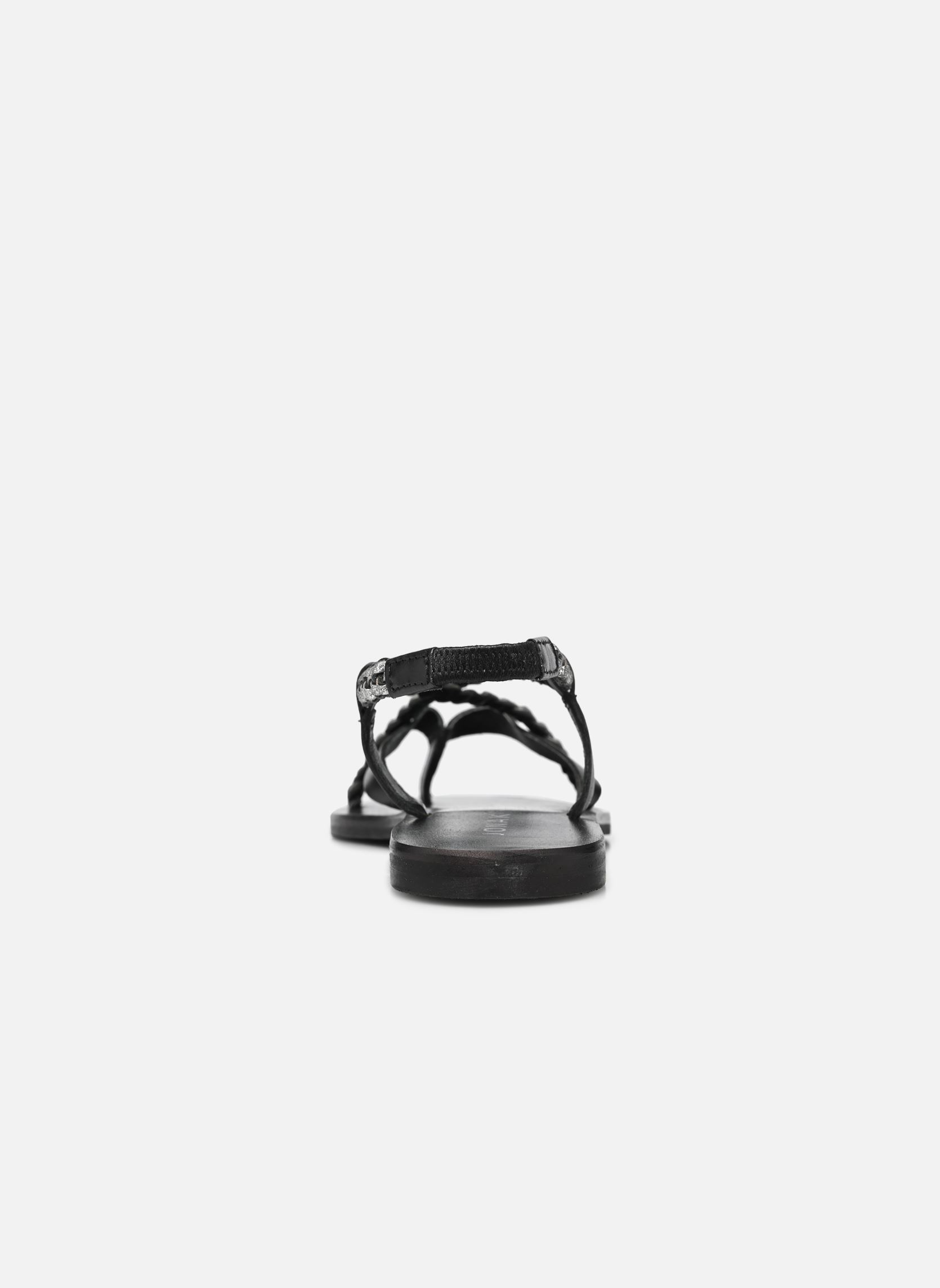 Sandales WARREN femme noir Jonak Sandales WARREN femme noir Noir/ Argent