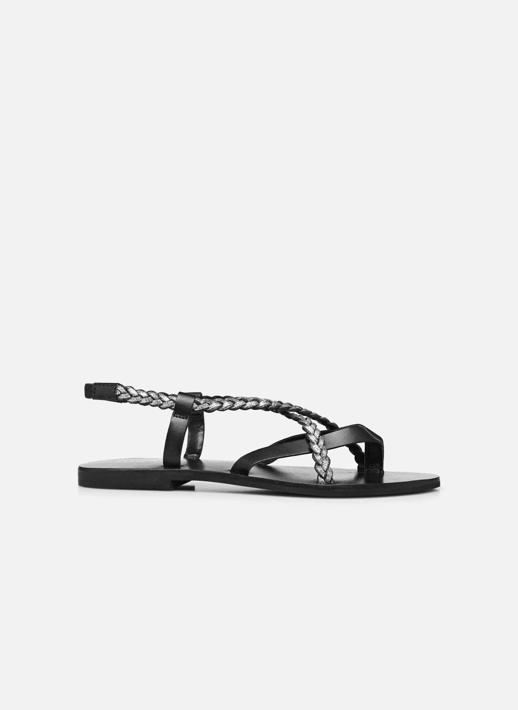 Sandales WARREN femme noir Jonak Sandales WARREN femme noir Noir/ Argent
